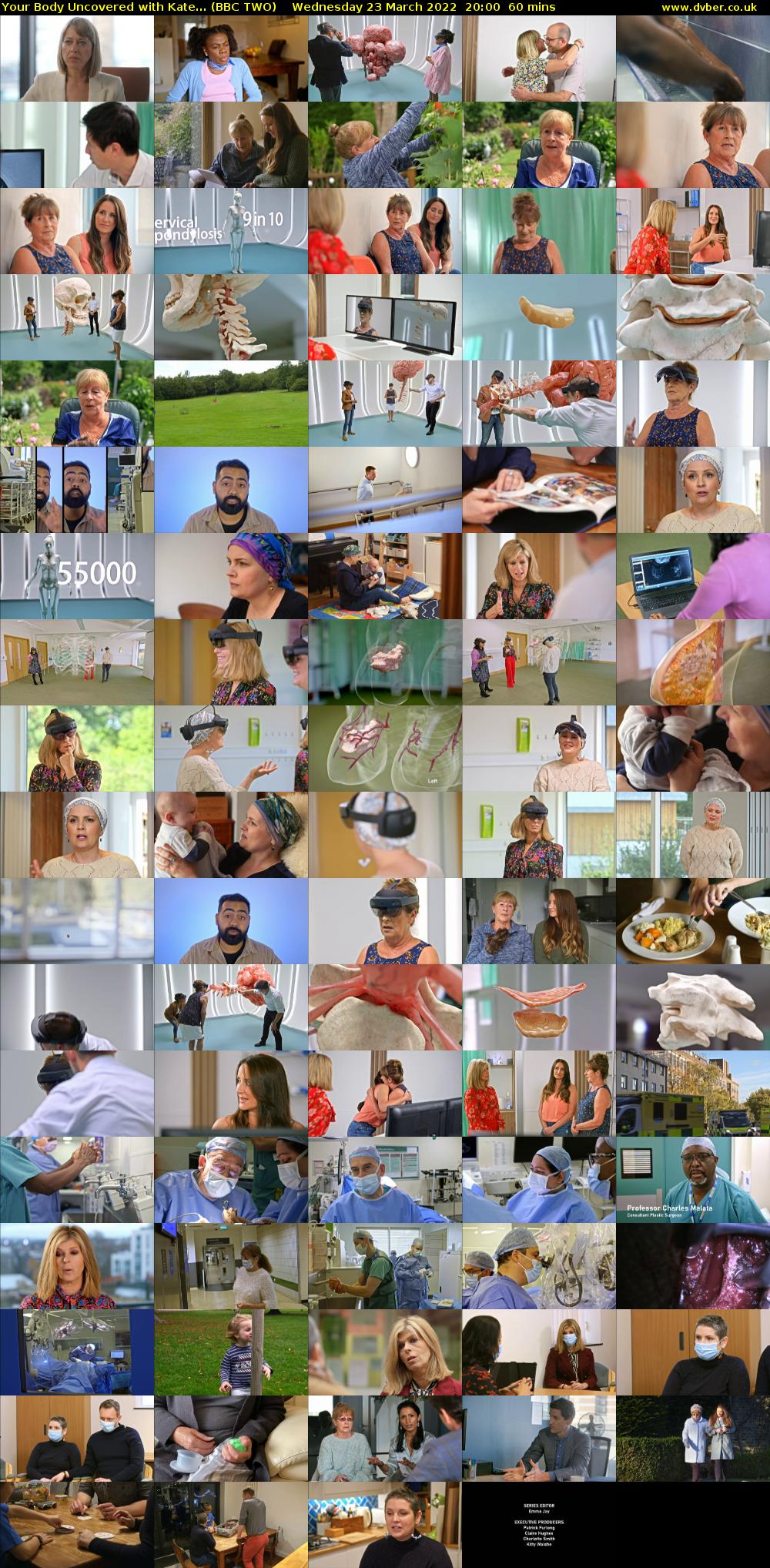 Your Body Uncovered with Kate... (BBC TWO) Wednesday 23 March 2022 20:00 - 21:00