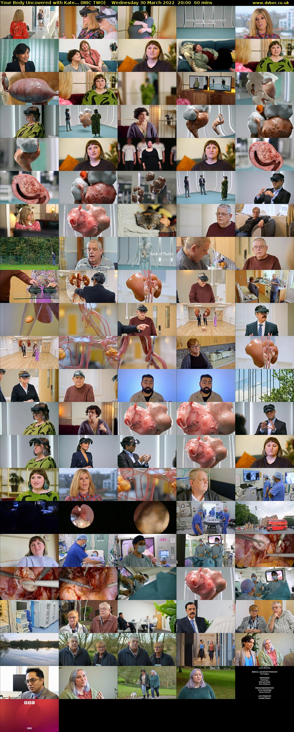 Your Body Uncovered with Kate... (BBC TWO) Wednesday 30 March 2022 20:00 - 21:00