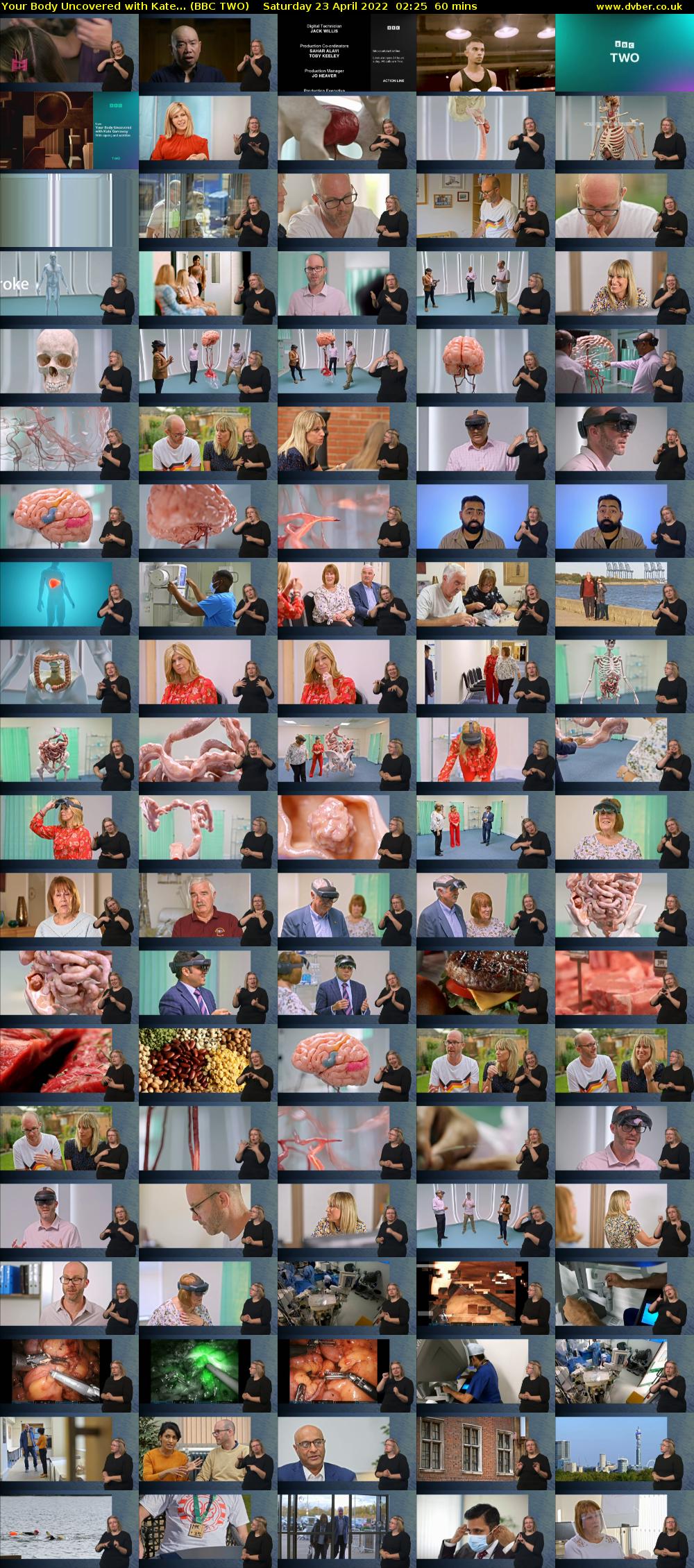Your Body Uncovered with Kate... (BBC TWO) Saturday 23 April 2022 02:25 - 03:25