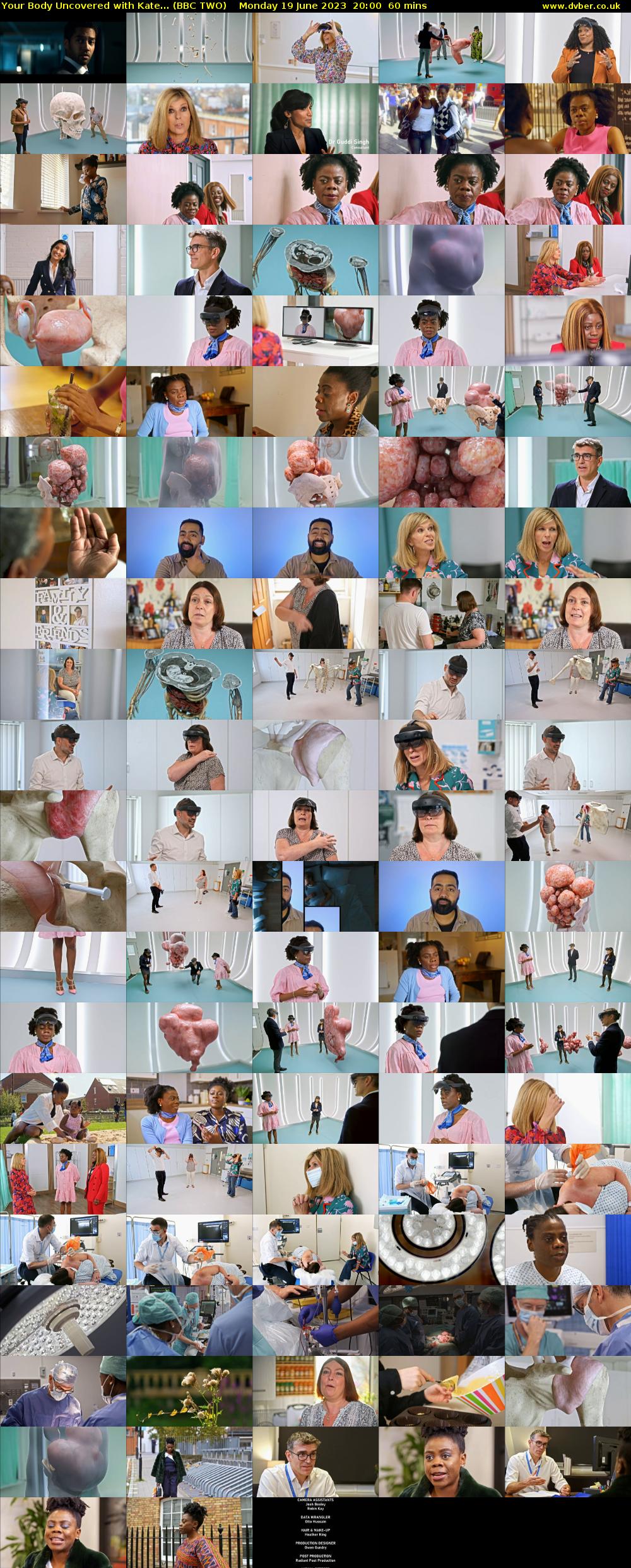 Your Body Uncovered with Kate... (BBC TWO) Monday 19 June 2023 20:00 - 21:00