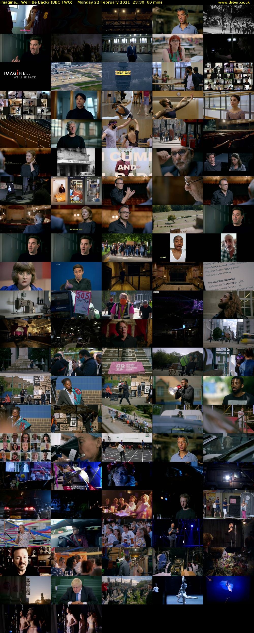 imagine... We'll Be Back? (BBC TWO) Monday 22 February 2021 23:30 - 00:30