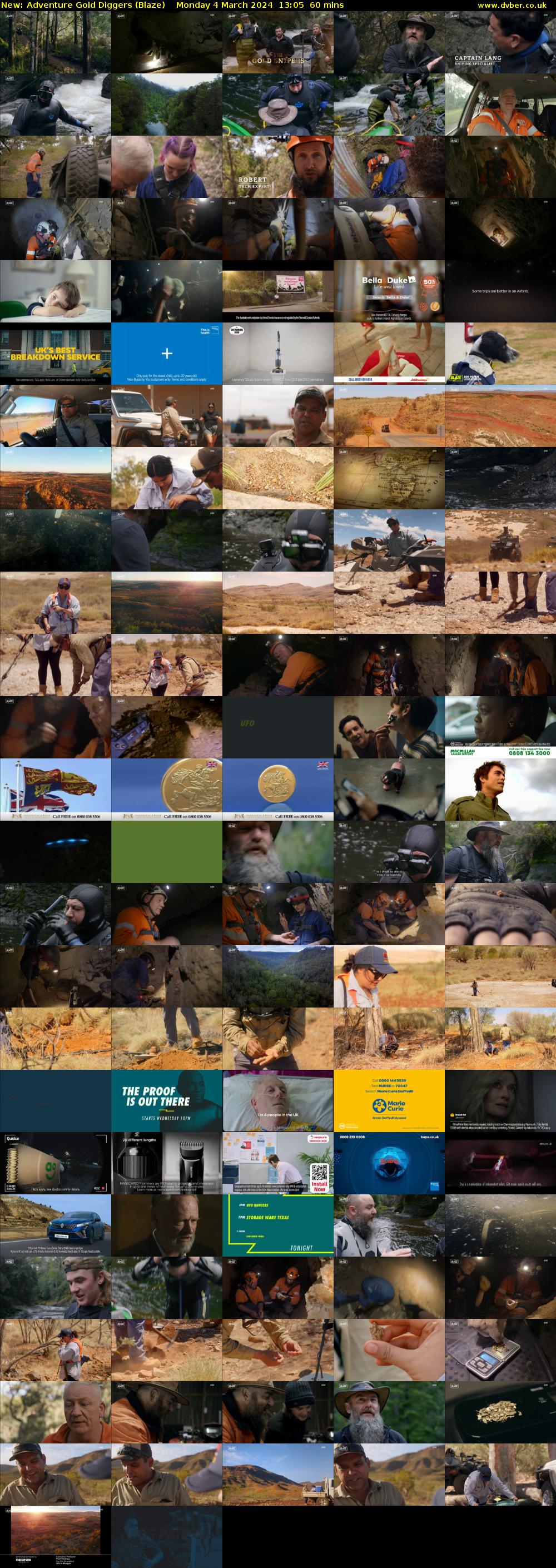 Adventure Gold Diggers (Blaze) Monday 4 March 2024 13:05 - 14:05