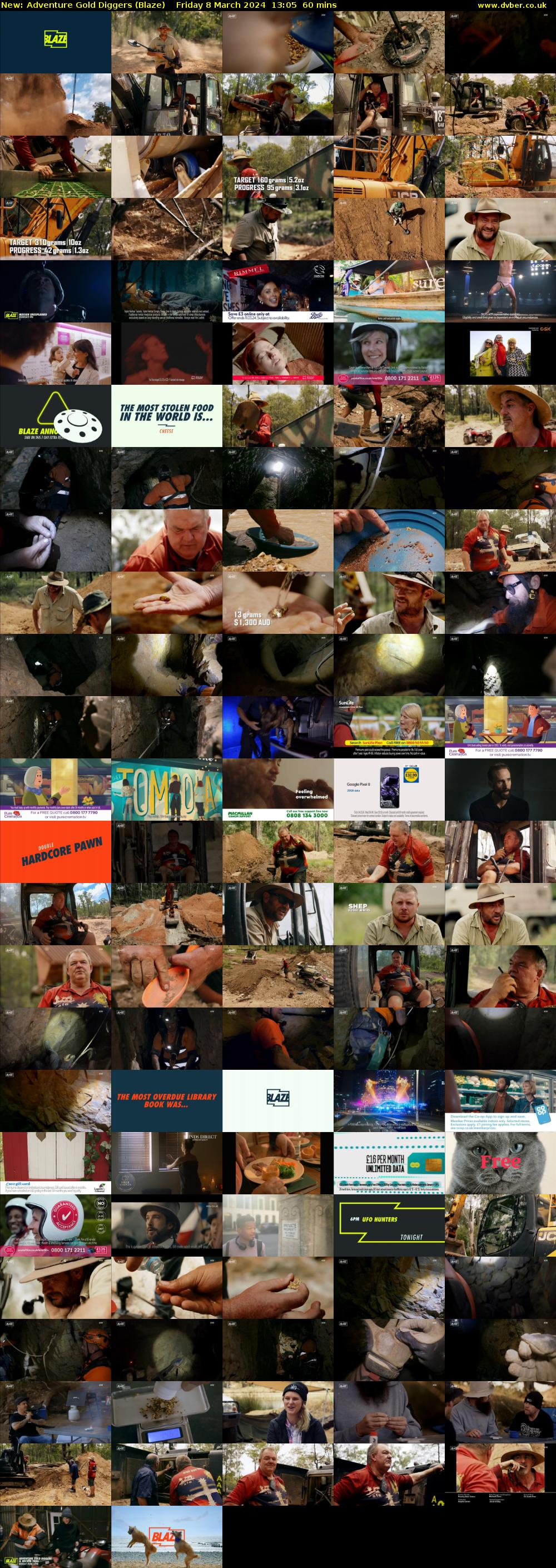 Adventure Gold Diggers (Blaze) Friday 8 March 2024 13:05 - 14:05
