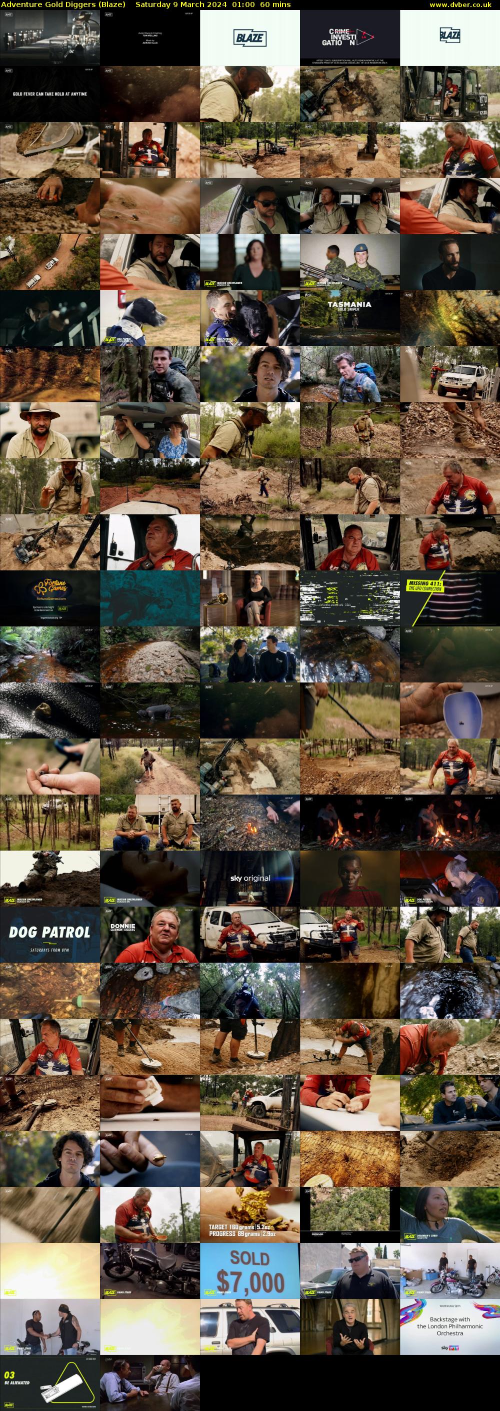 Adventure Gold Diggers (Blaze) Saturday 9 March 2024 01:00 - 02:00