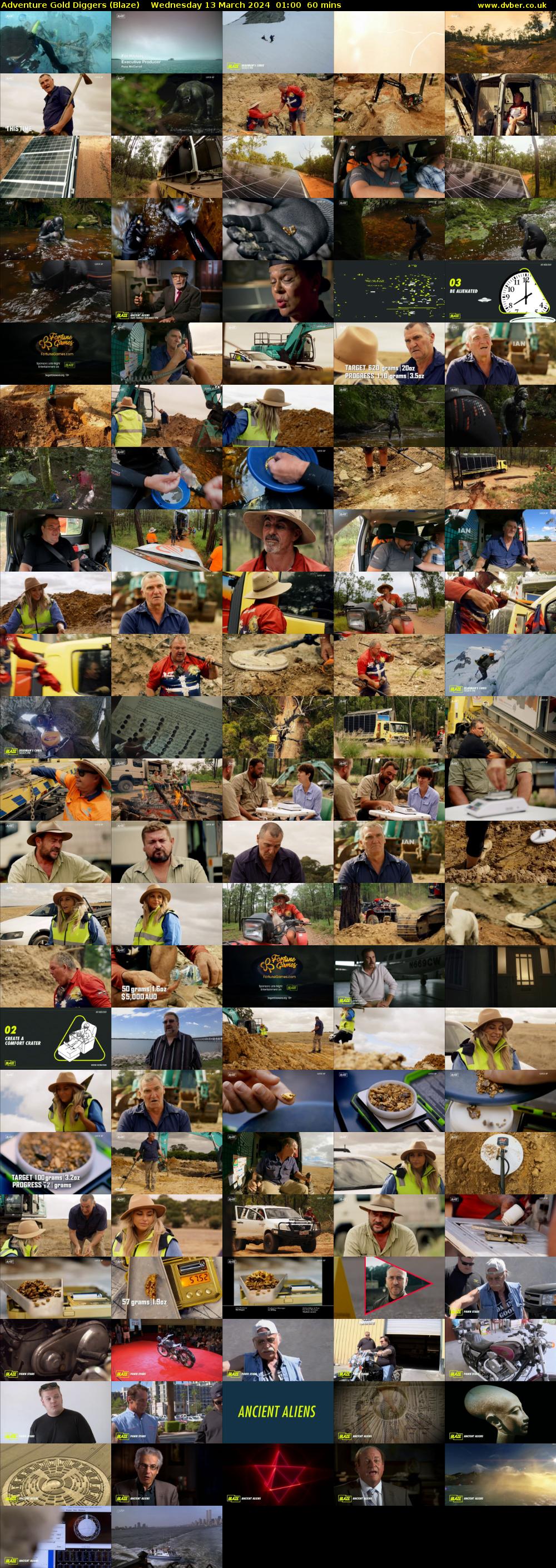 Adventure Gold Diggers (Blaze) Wednesday 13 March 2024 01:00 - 02:00