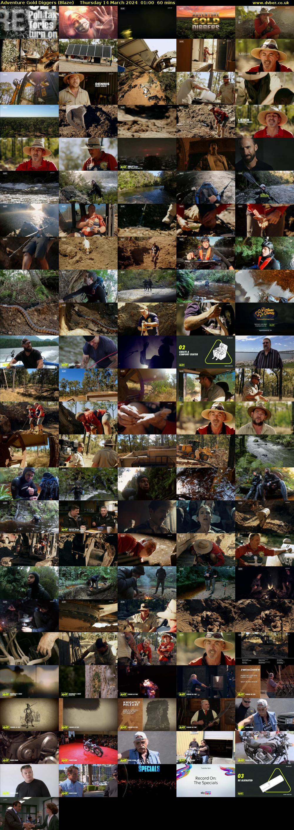 Adventure Gold Diggers (Blaze) Thursday 14 March 2024 01:00 - 02:00