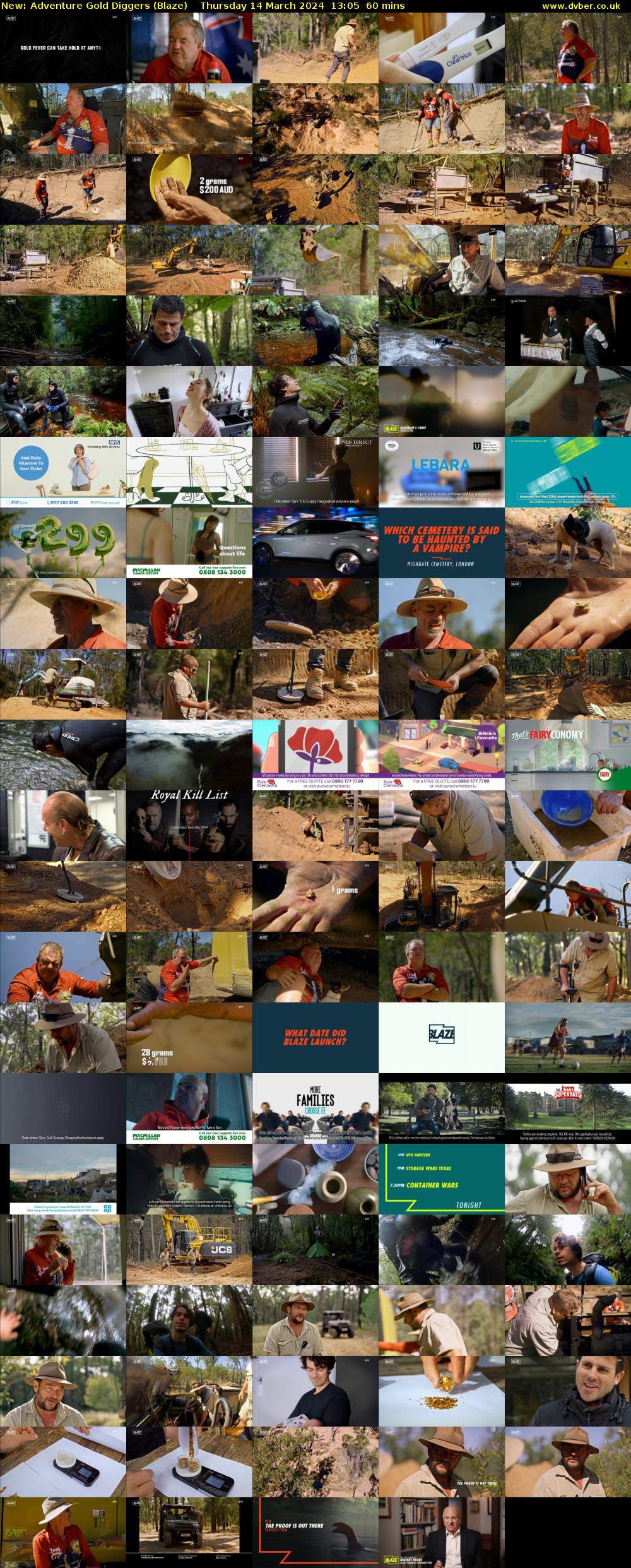 Adventure Gold Diggers (Blaze) Thursday 14 March 2024 13:05 - 14:05