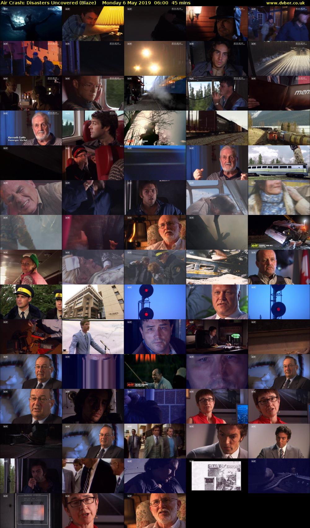 Air Crash: Disasters Uncovered (Blaze) Monday 6 May 2019 06:00 - 06:45
