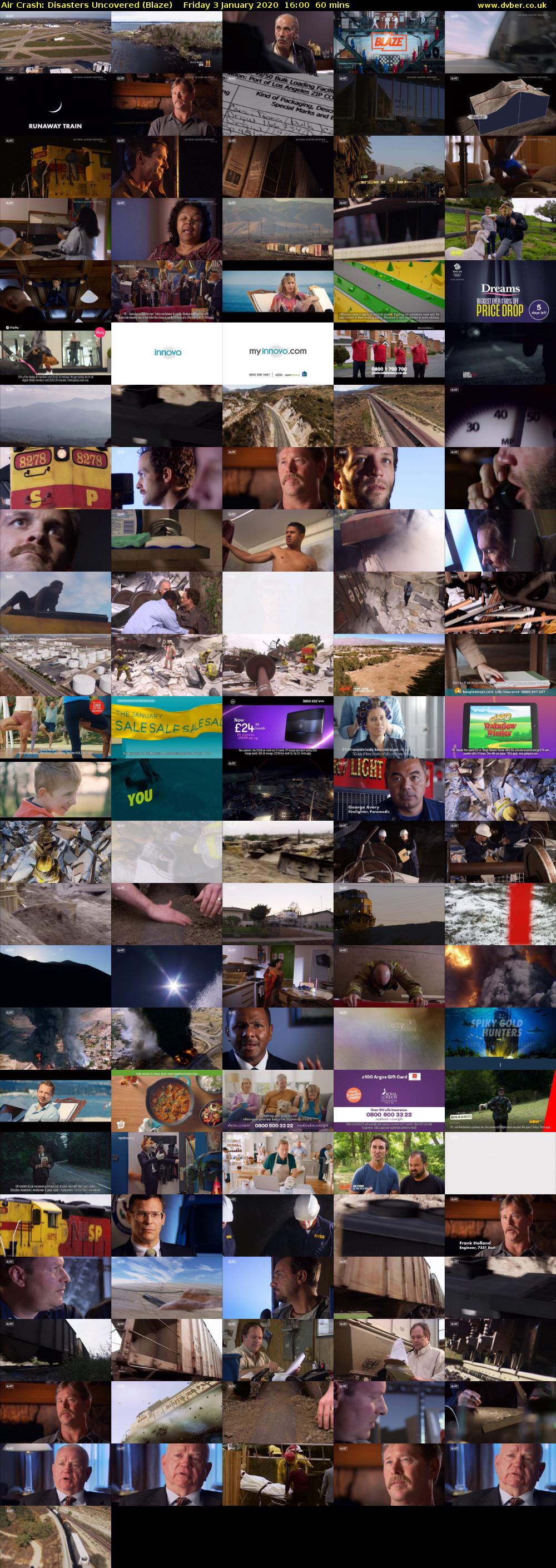 Air Crash: Disasters Uncovered (Blaze) Friday 3 January 2020 16:00 - 17:00