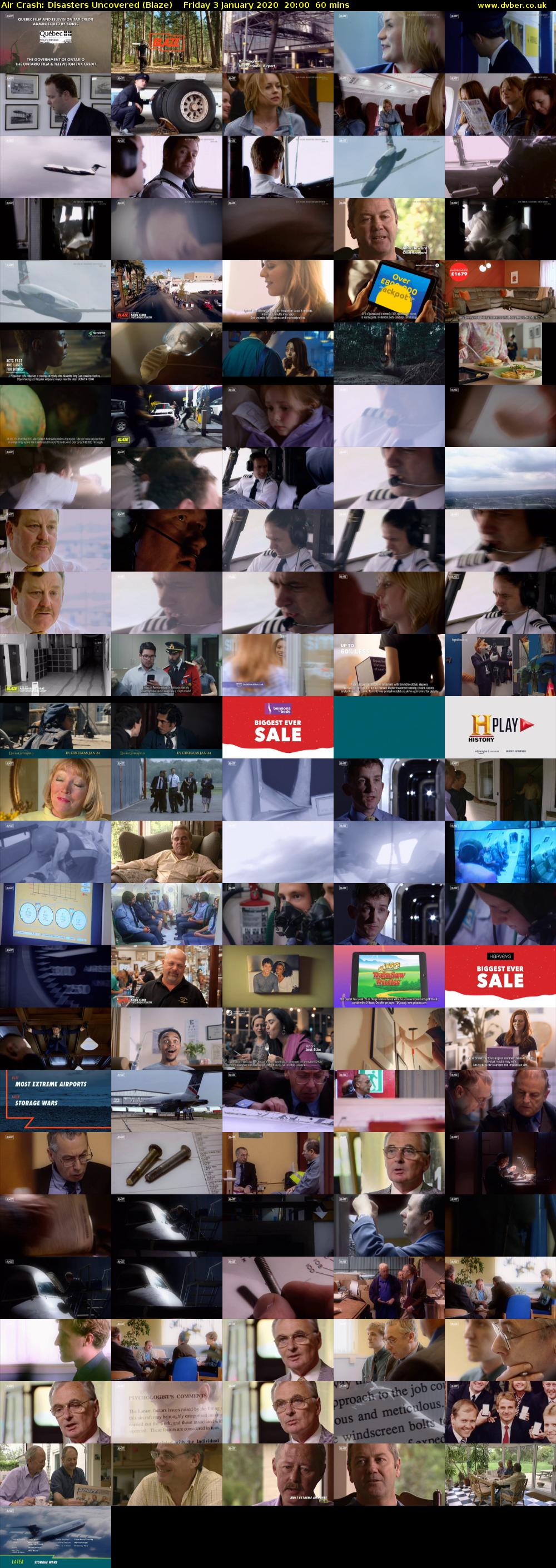 Air Crash: Disasters Uncovered (Blaze) Friday 3 January 2020 20:00 - 21:00