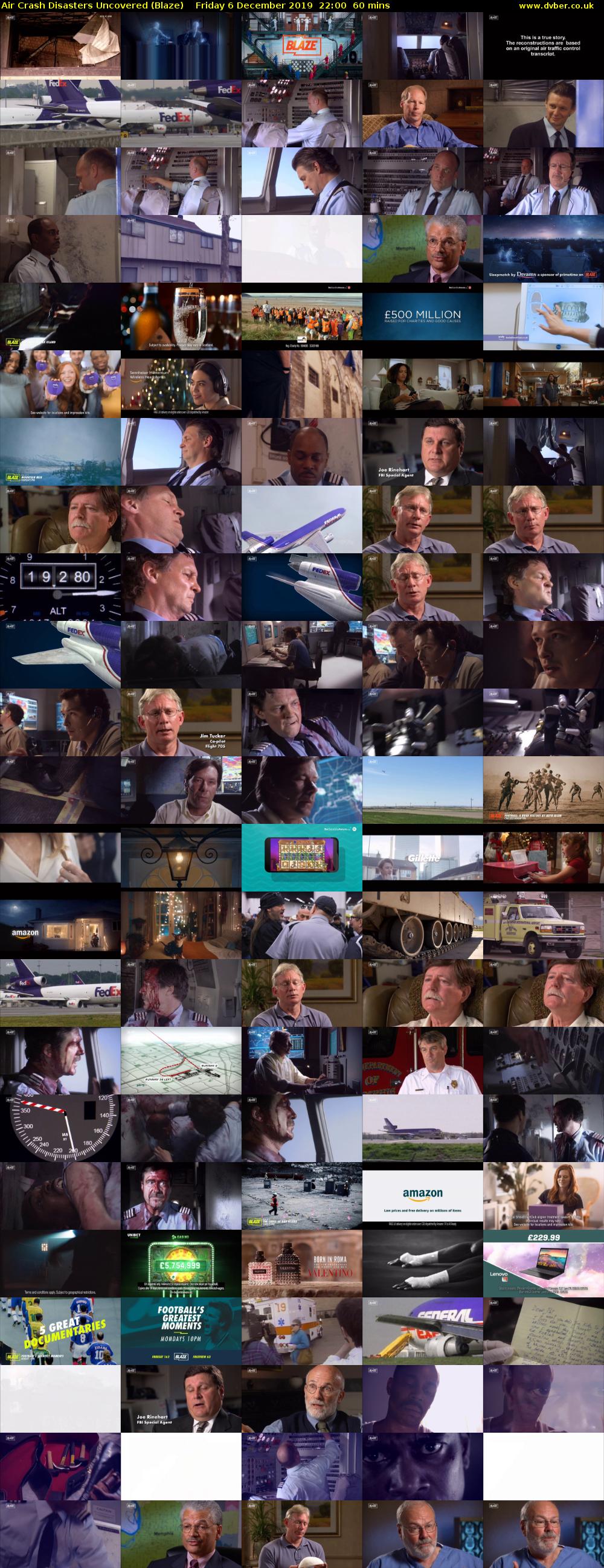 Air Crash Disasters Uncovered (Blaze) Friday 6 December 2019 22:00 - 23:00