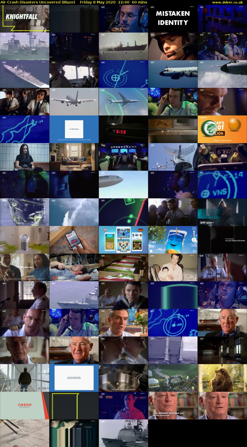 Air Crash Disasters Uncovered (Blaze) Friday 8 May 2020 22:00 - 23:00