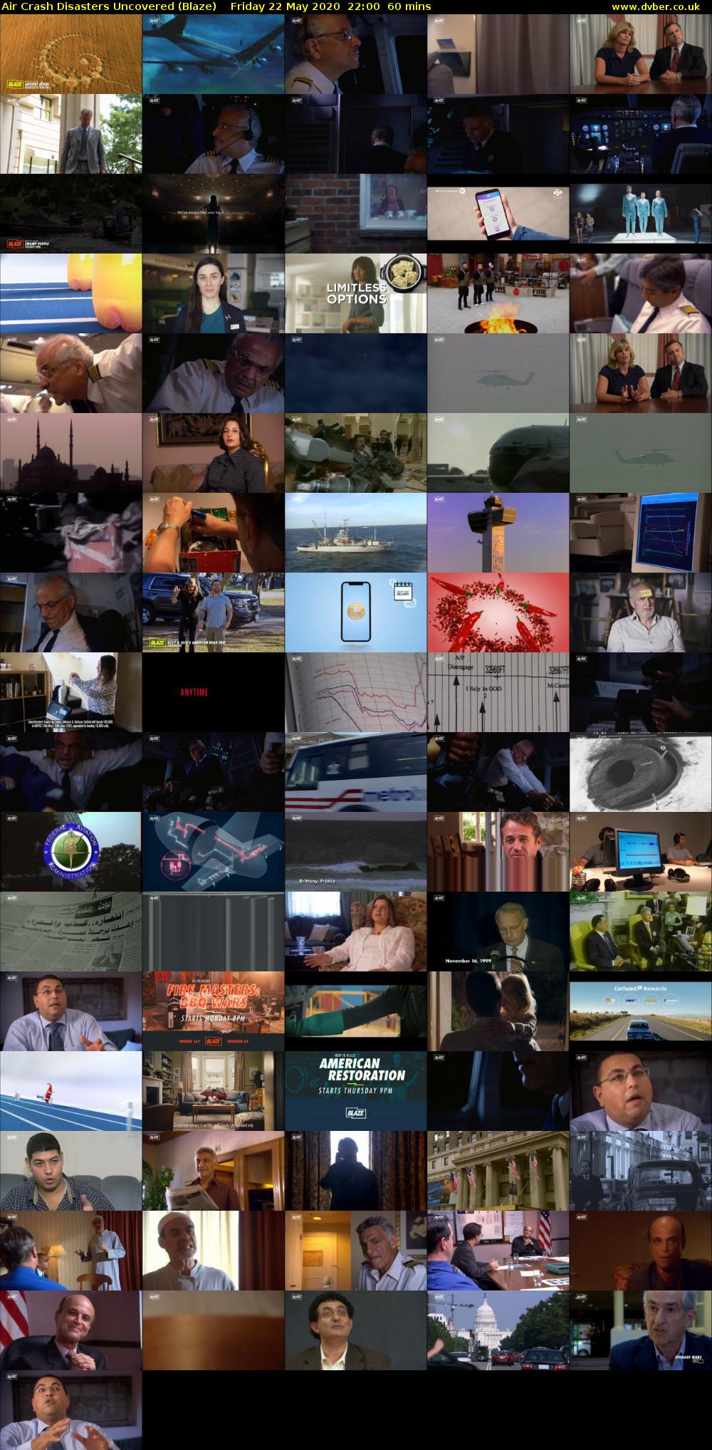 Air Crash Disasters Uncovered (Blaze) Friday 22 May 2020 22:00 - 23:00