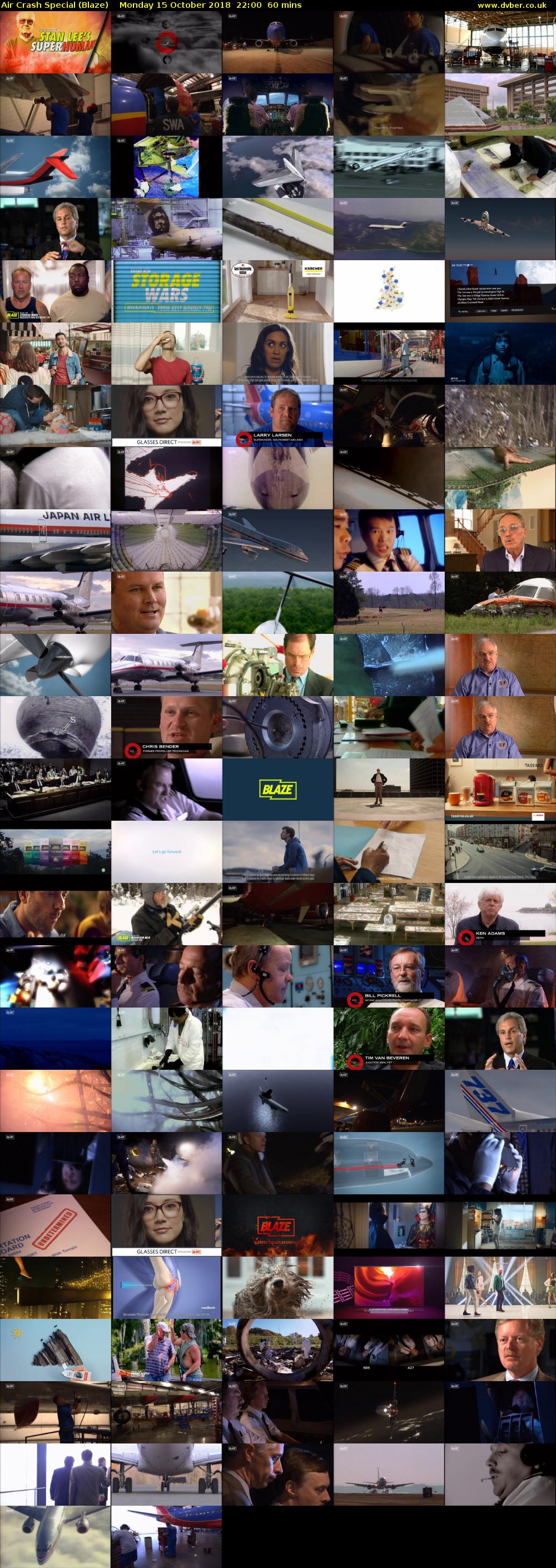 Air Crash Special (Blaze) Monday 15 October 2018 22:00 - 23:00
