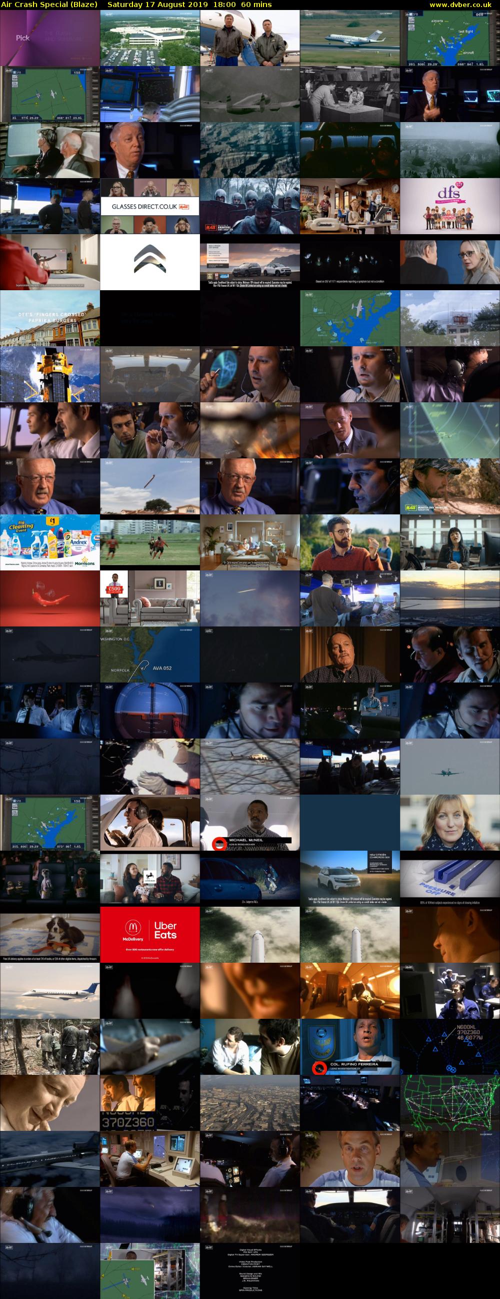 Air Crash Special (Blaze) Saturday 17 August 2019 18:00 - 19:00