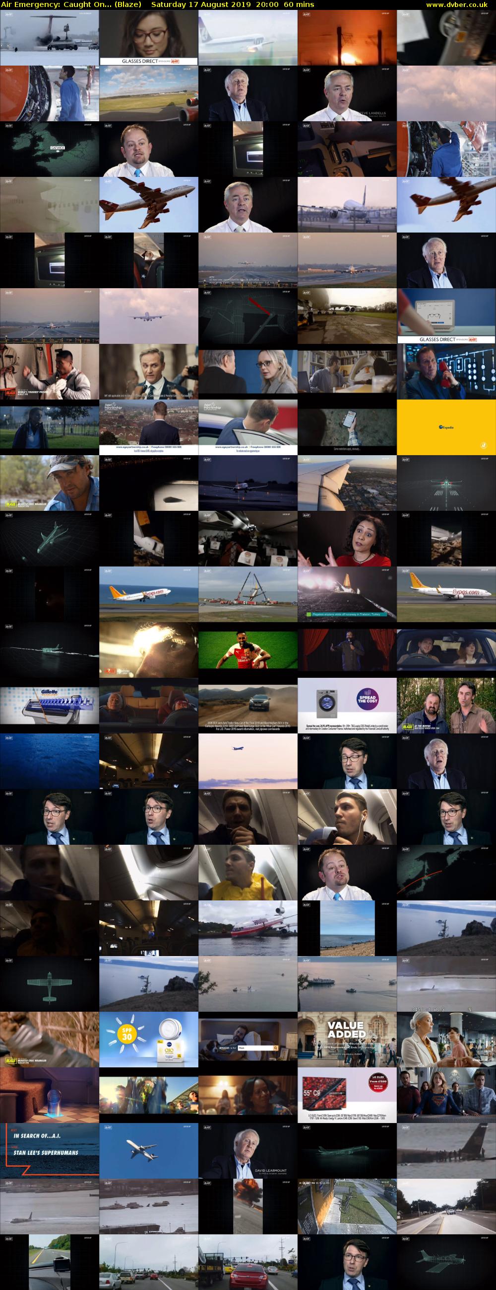 Air Emergency: Caught On... (Blaze) Saturday 17 August 2019 20:00 - 21:00