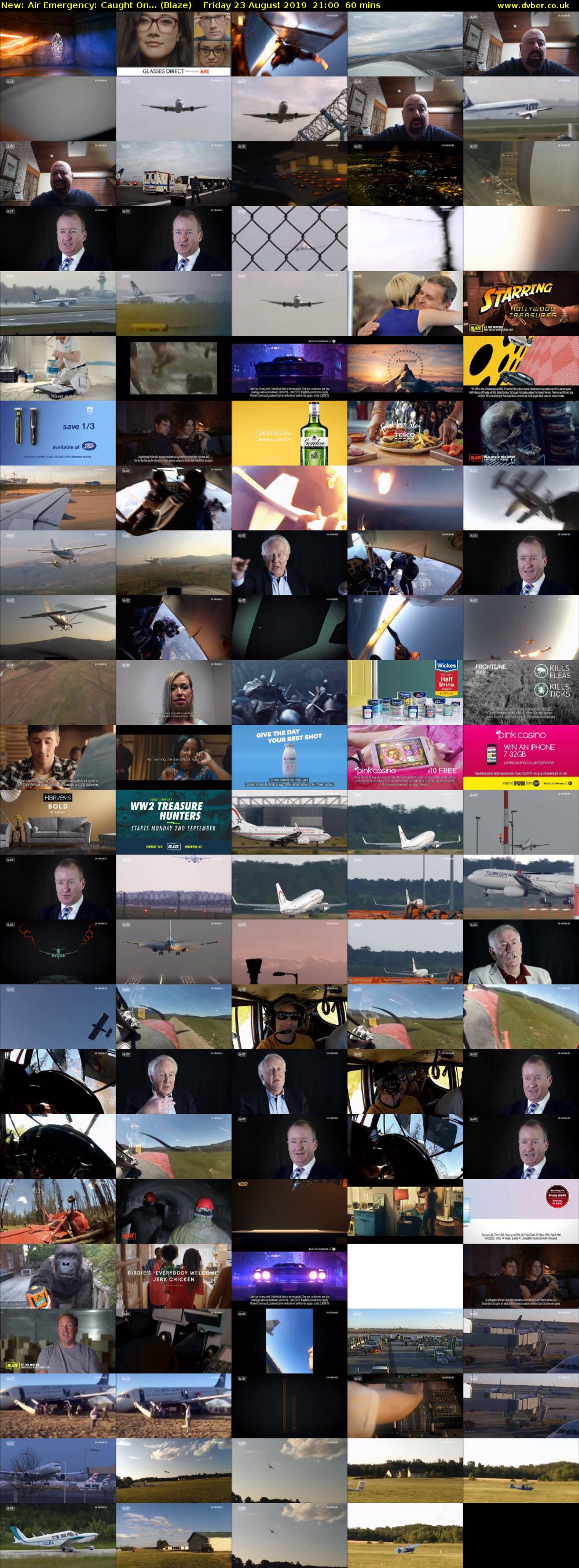 Air Emergency: Caught On... (Blaze) Friday 23 August 2019 21:00 - 22:00