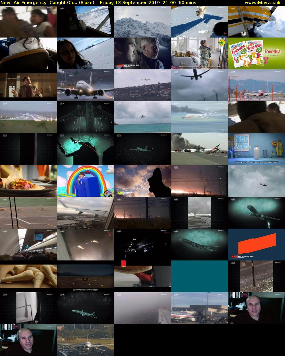 Air Emergency: Caught On... (Blaze) Friday 13 September 2019 21:00 - 22:00