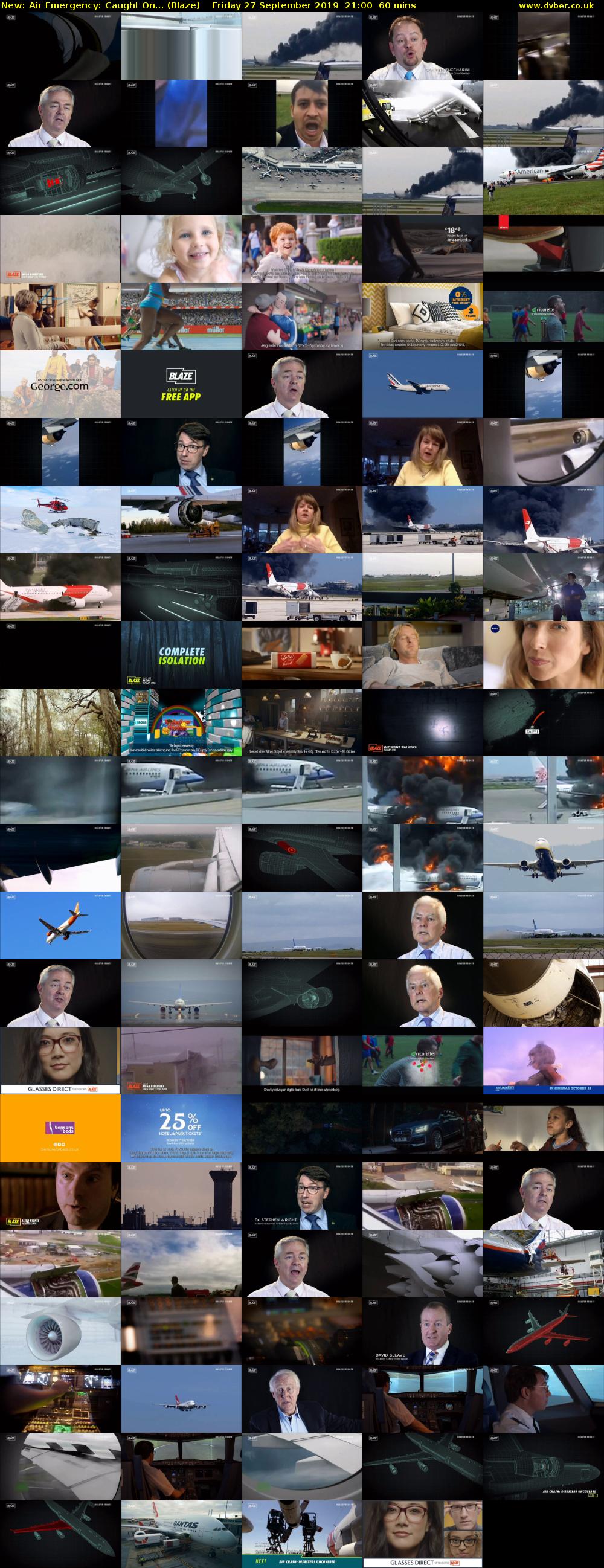 Air Emergency: Caught On... (Blaze) Friday 27 September 2019 21:00 - 22:00