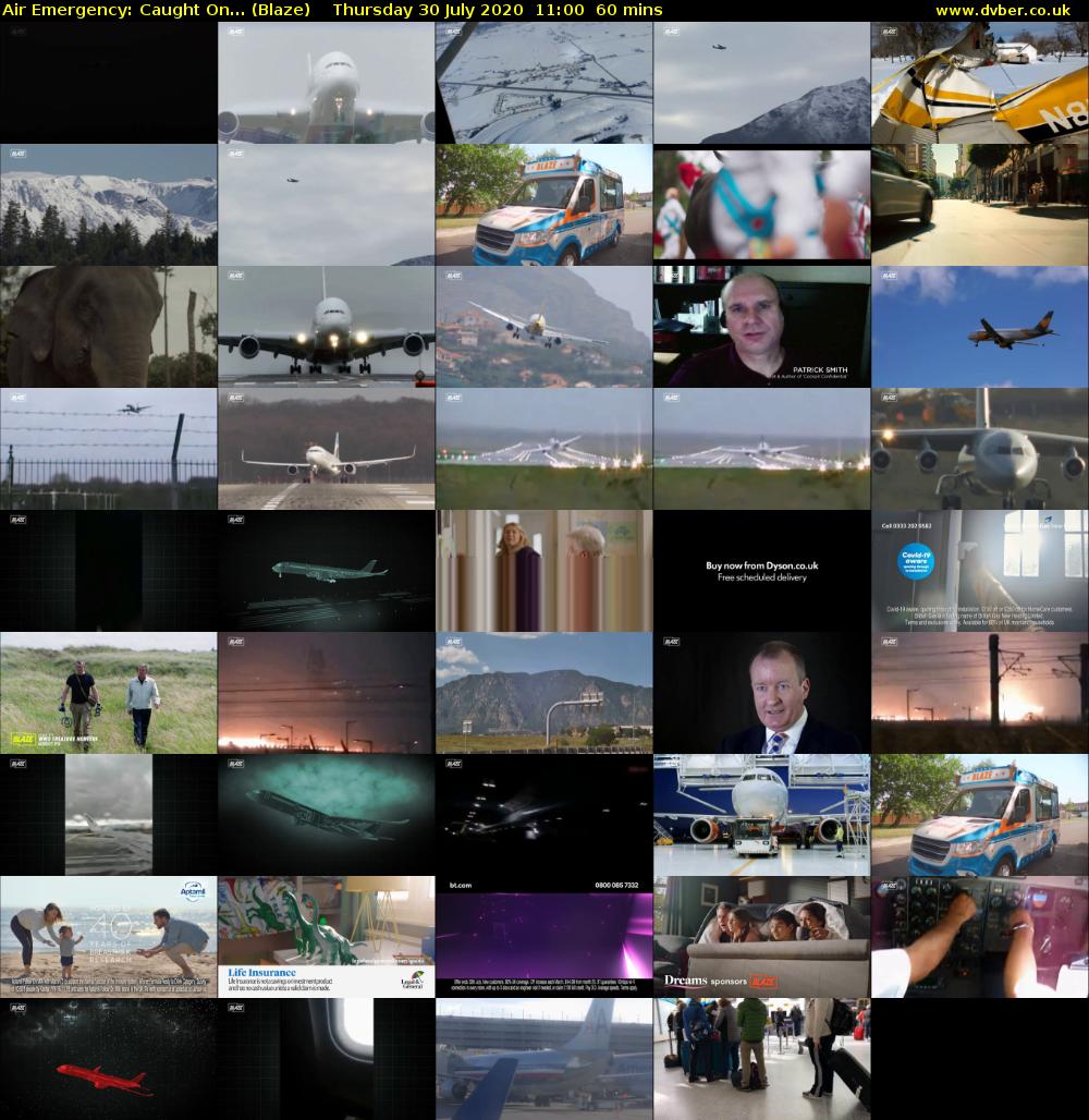 Air Emergency: Caught On... (Blaze) Thursday 30 July 2020 11:00 - 12:00