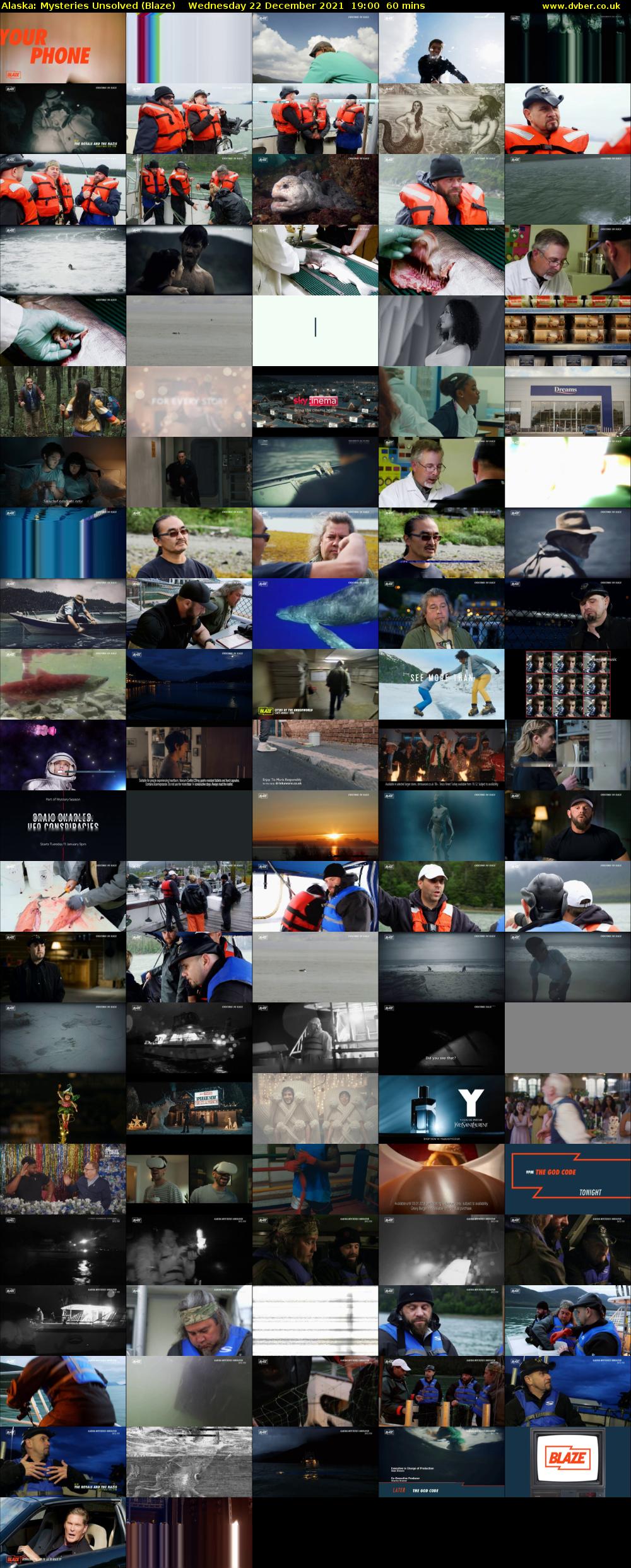 Alaska: Mysteries Unsolved (Blaze) Wednesday 22 December 2021 19:00 - 20:00