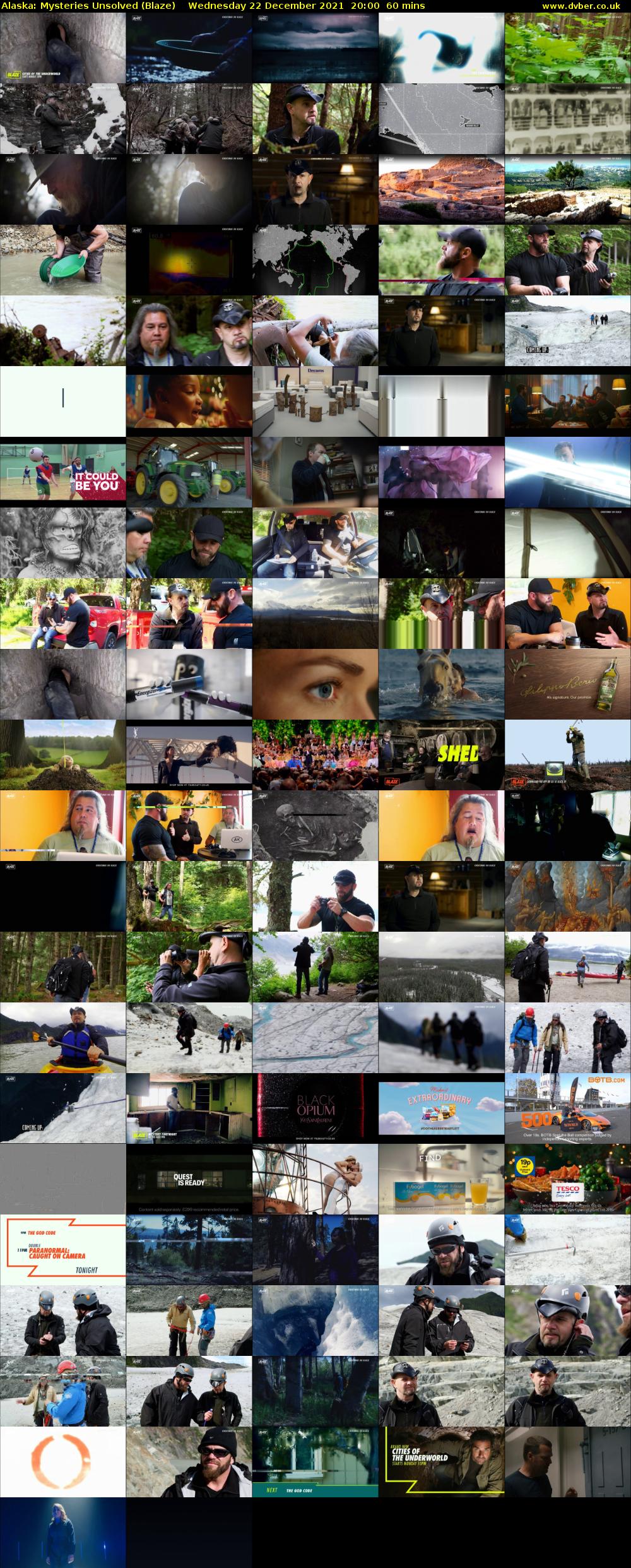 Alaska: Mysteries Unsolved (Blaze) Wednesday 22 December 2021 20:00 - 21:00
