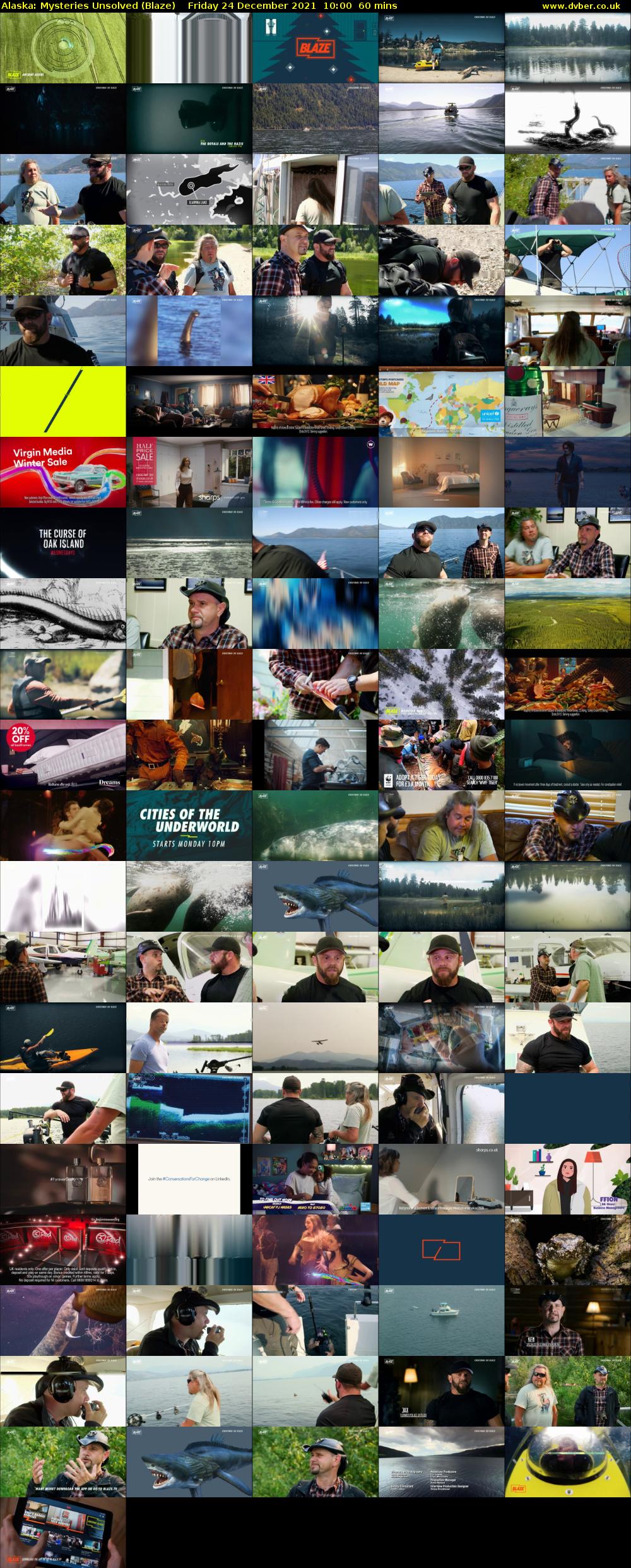 Alaska: Mysteries Unsolved (Blaze) Friday 24 December 2021 10:00 - 11:00