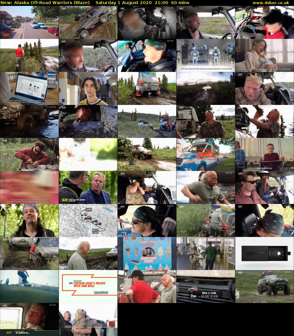 Alaska Off-Road Warriors (Blaze) Saturday 1 August 2020 21:00 - 22:00