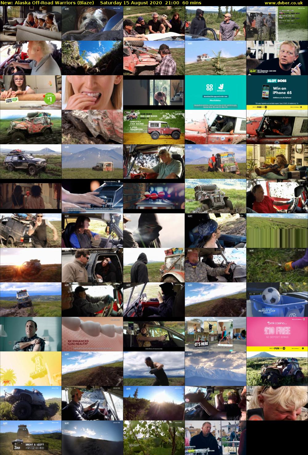Alaska Off-Road Warriors (Blaze) Saturday 15 August 2020 21:00 - 22:00