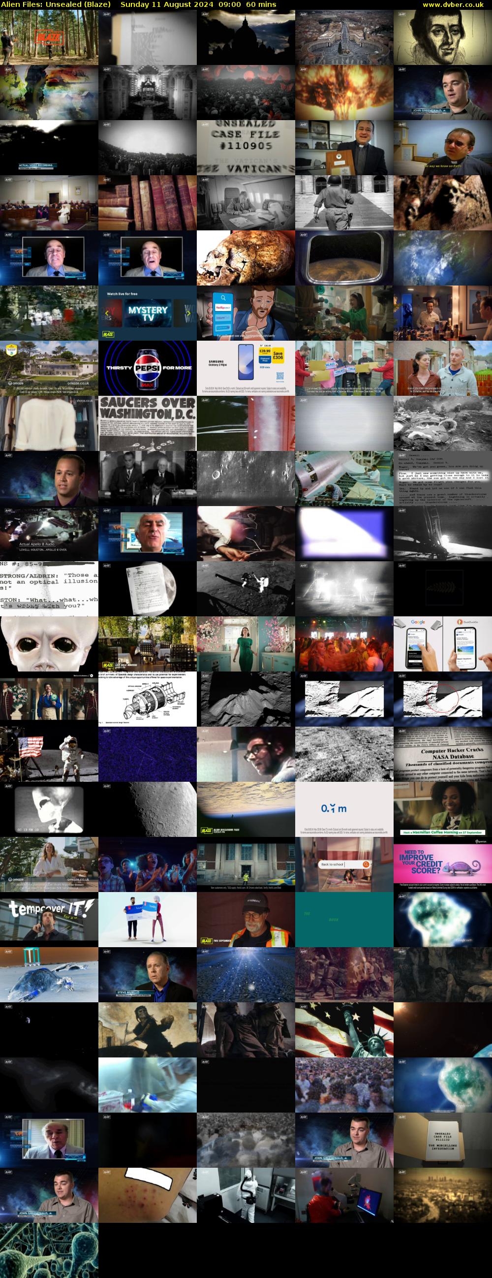 Alien Files: Unsealed (Blaze) Sunday 11 August 2024 09:00 - 10:00
