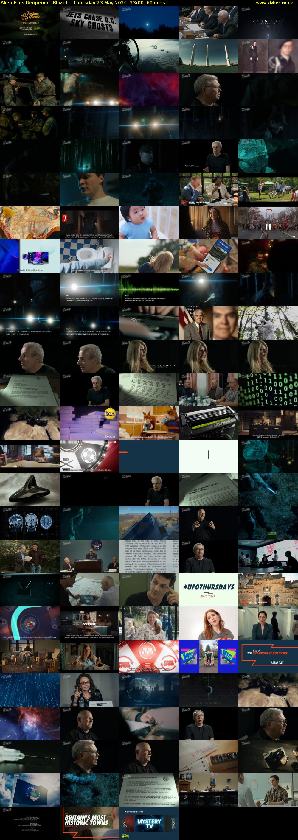 Alien Files Reopened (Blaze) Thursday 23 May 2024 23:00 - 00:00