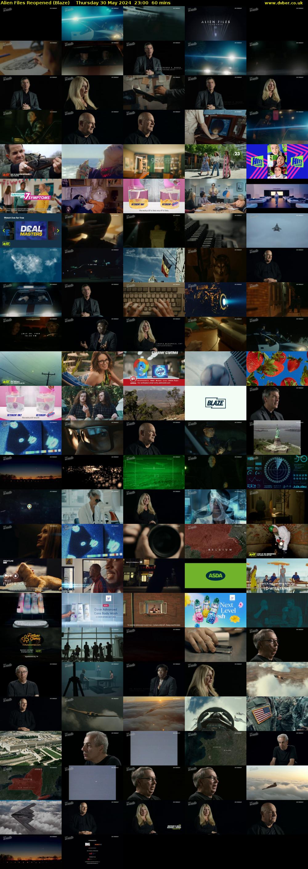 Alien Files Reopened (Blaze) Thursday 30 May 2024 23:00 - 00:00