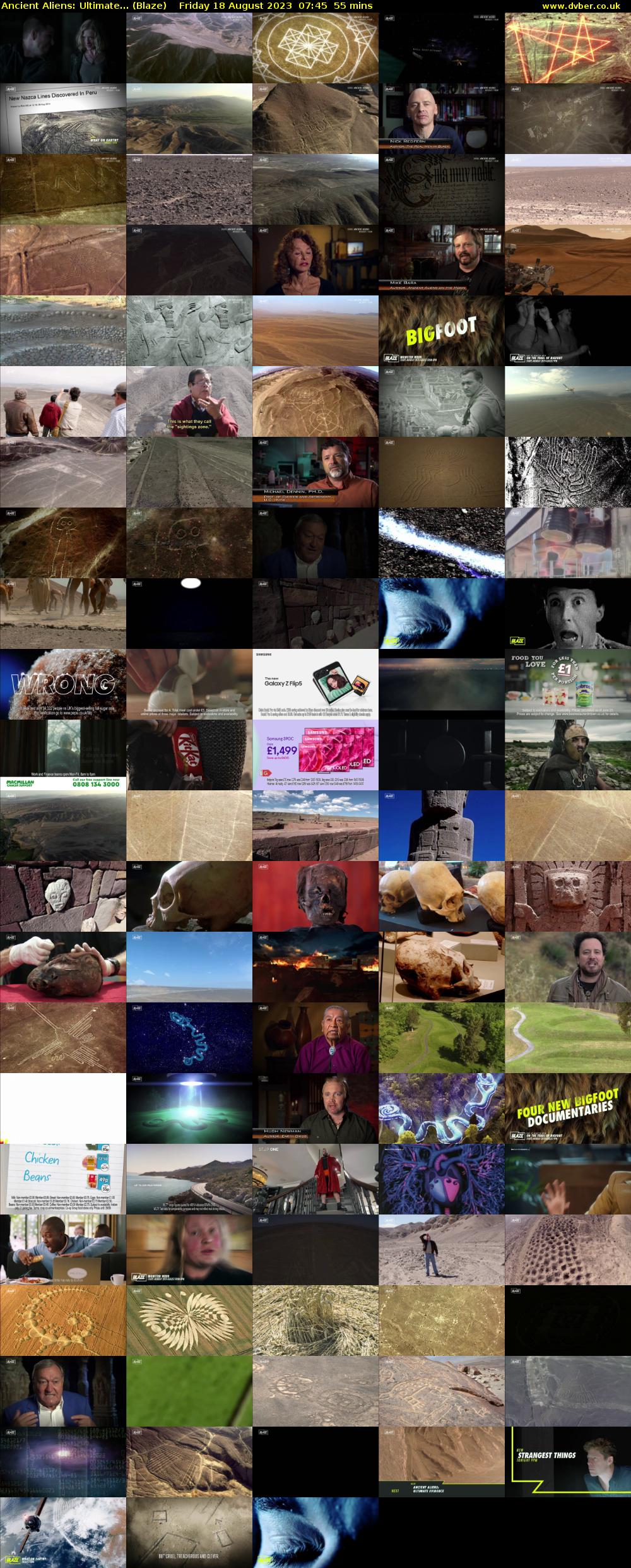 Ancient Aliens: Ultimate... (Blaze) Friday 18 August 2023 07:45 - 08:40