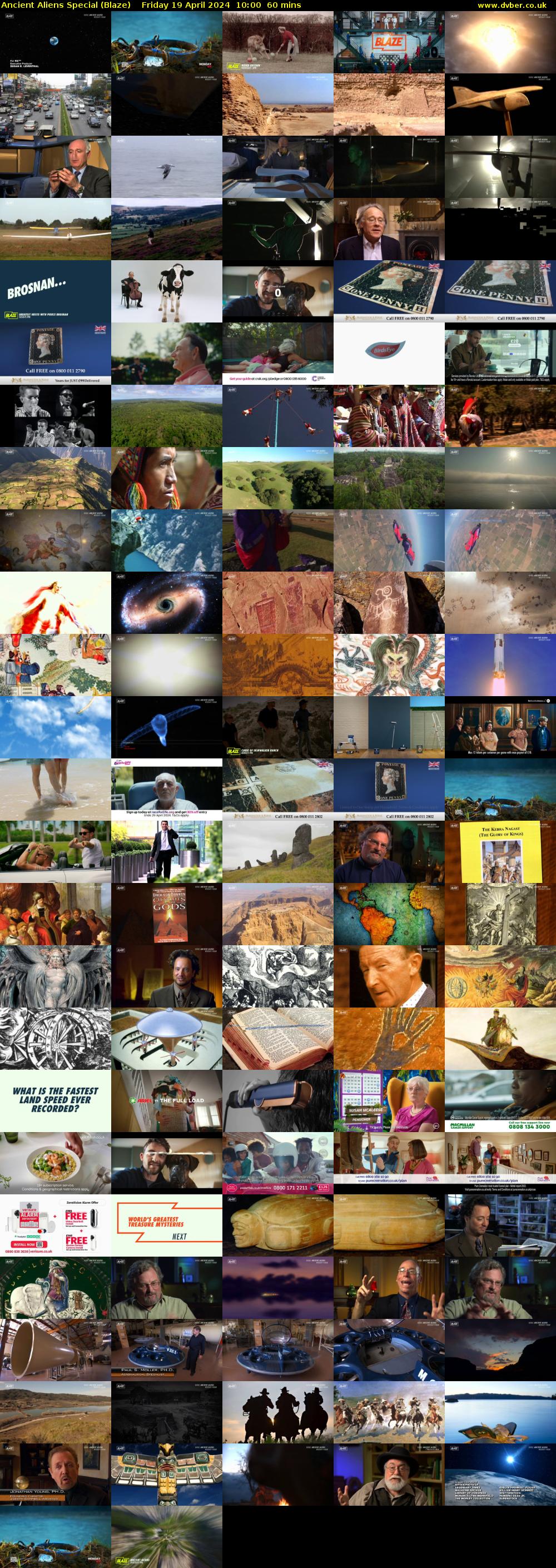 Ancient Aliens Special (Blaze) Friday 19 April 2024 10:00 - 11:00