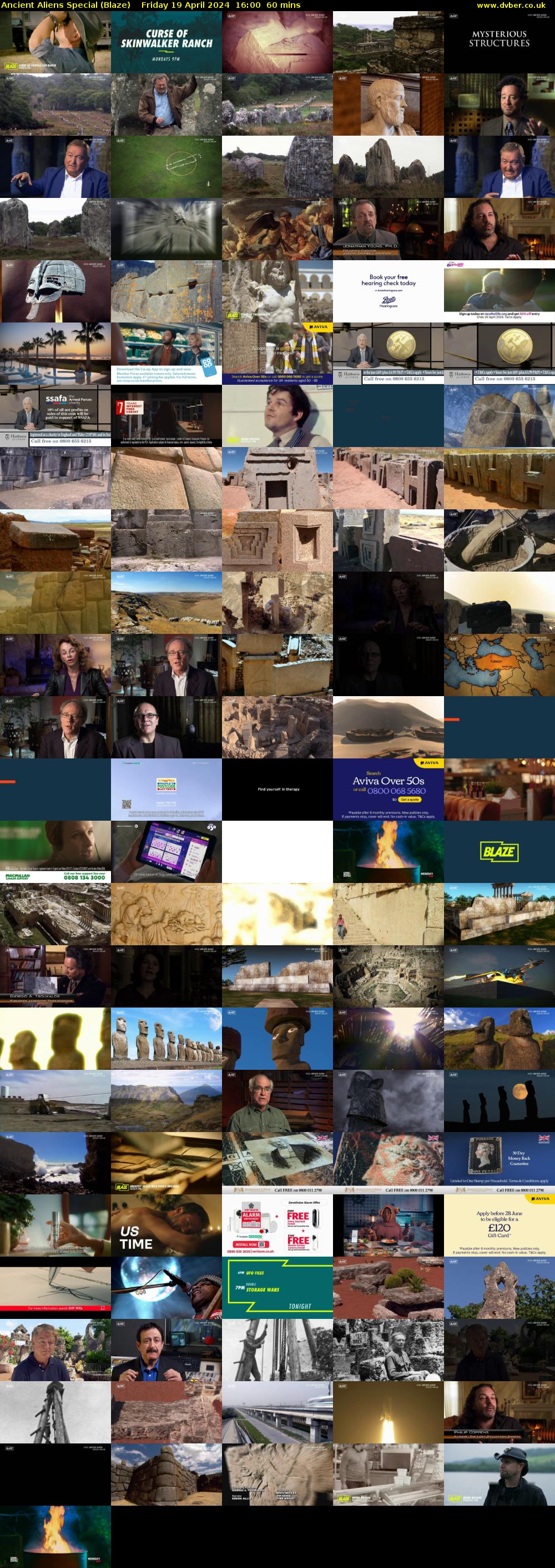 Ancient Aliens Special (Blaze) Friday 19 April 2024 16:00 - 17:00