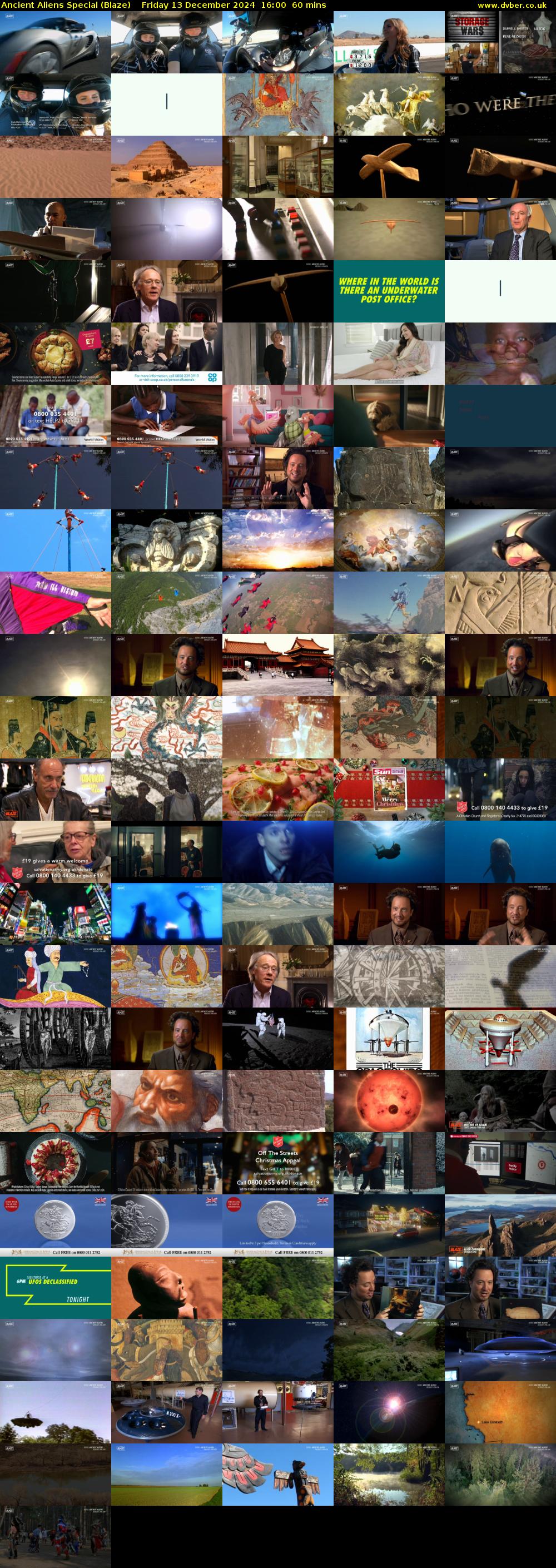 Ancient Aliens Special (Blaze) Friday 13 December 2024 16:00 - 17:00