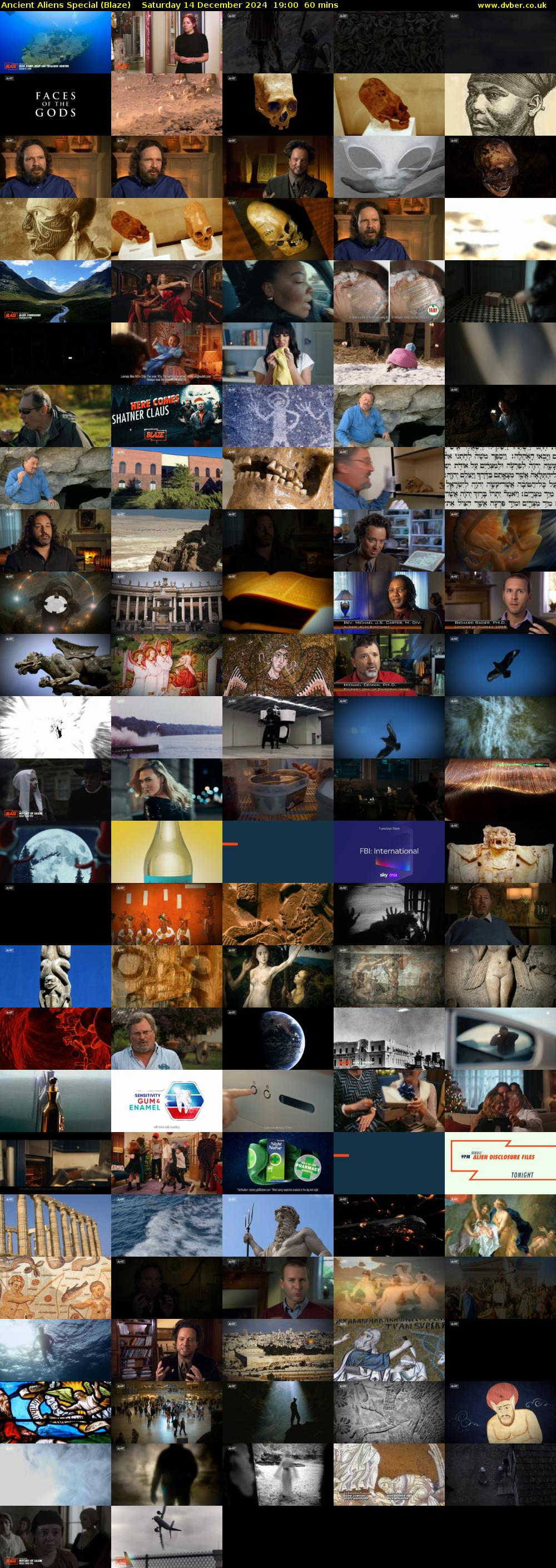 Ancient Aliens Special (Blaze) Saturday 14 December 2024 19:00 - 20:00