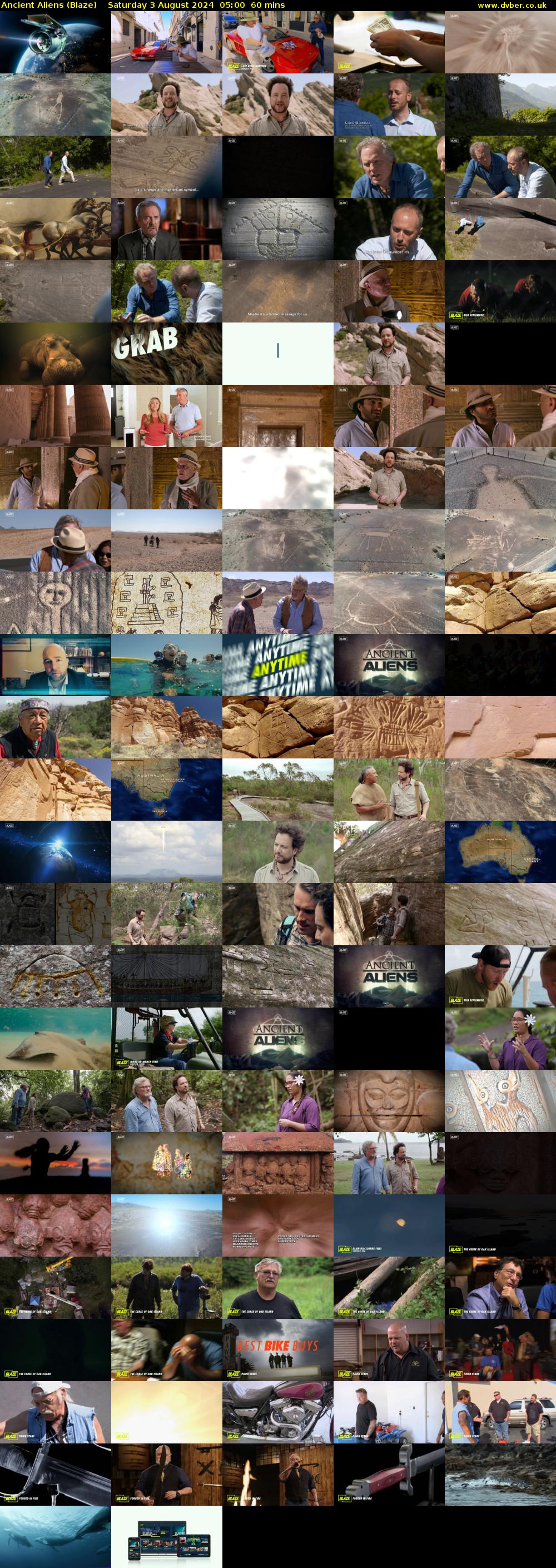 Ancient Aliens (Blaze) Saturday 3 August 2024 05:00 - 06:00