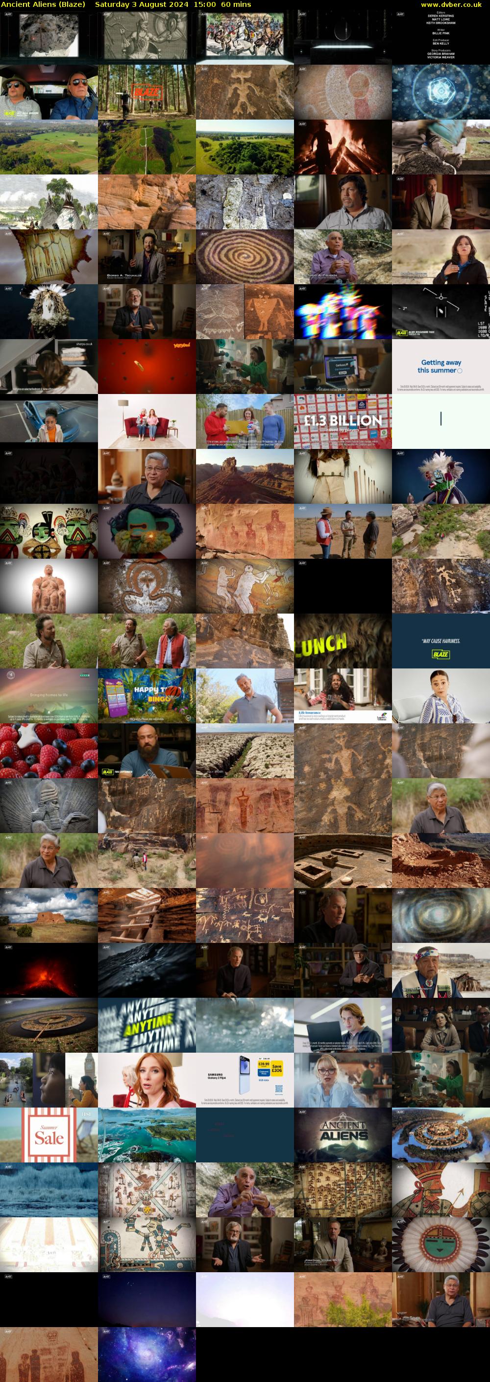 Ancient Aliens (Blaze) Saturday 3 August 2024 15:00 - 16:00