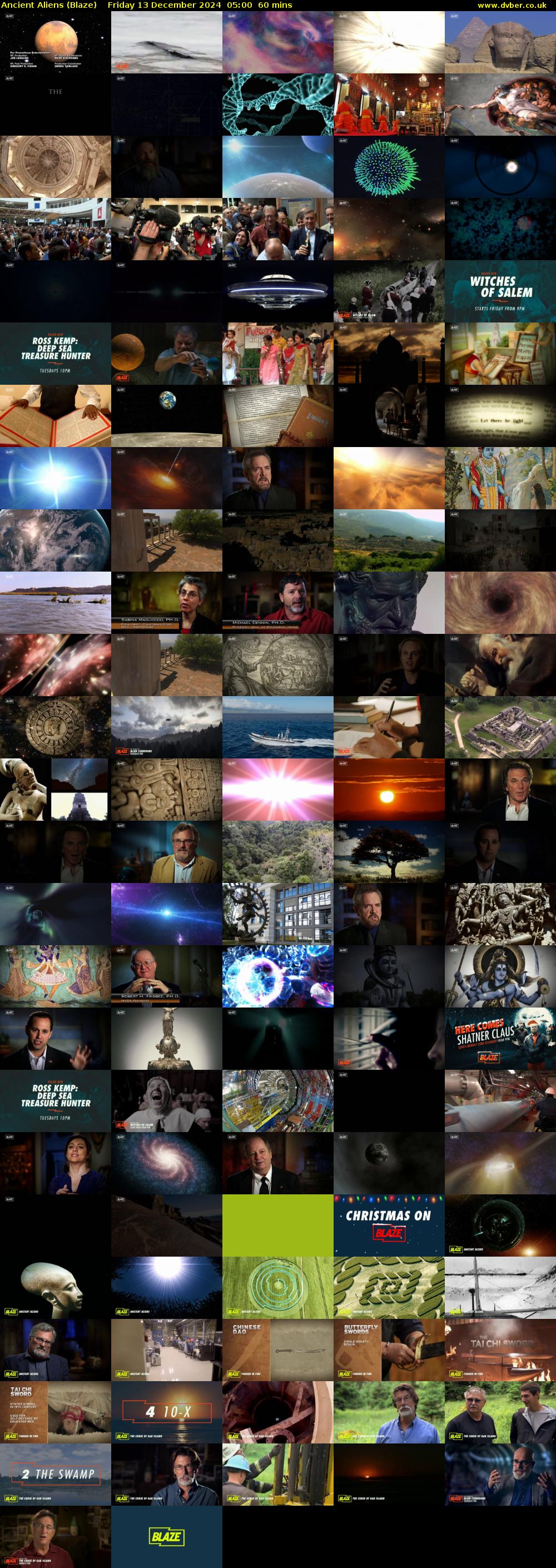 Ancient Aliens (Blaze) Friday 13 December 2024 05:00 - 06:00