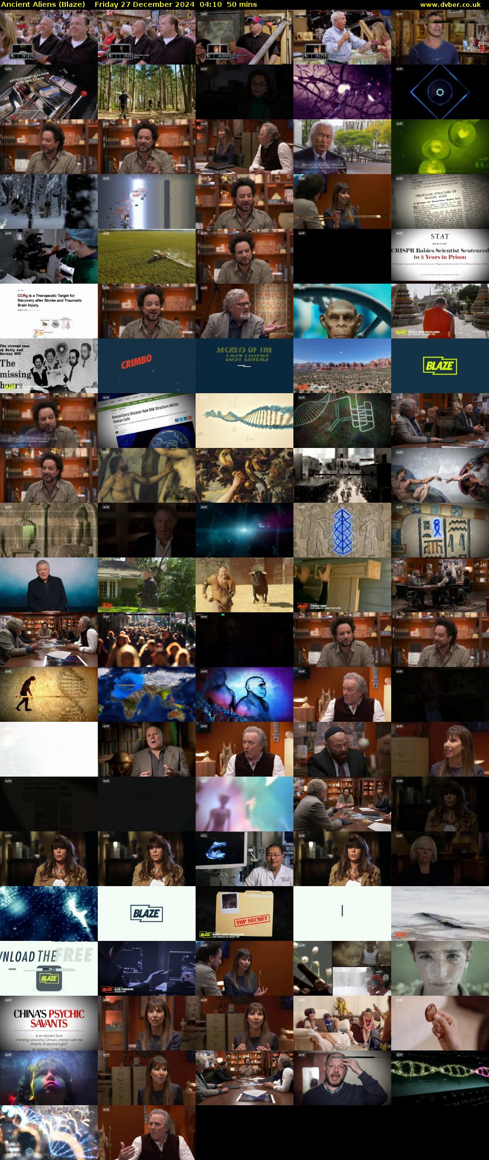 Ancient Aliens (Blaze) Friday 27 December 2024 04:10 - 05:00