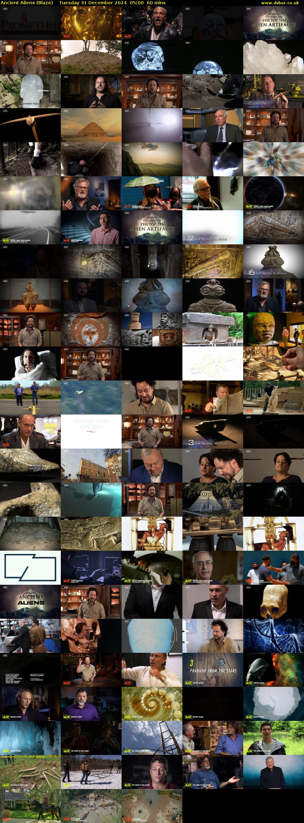 Ancient Aliens (Blaze) Tuesday 31 December 2024 05:00 - 06:00