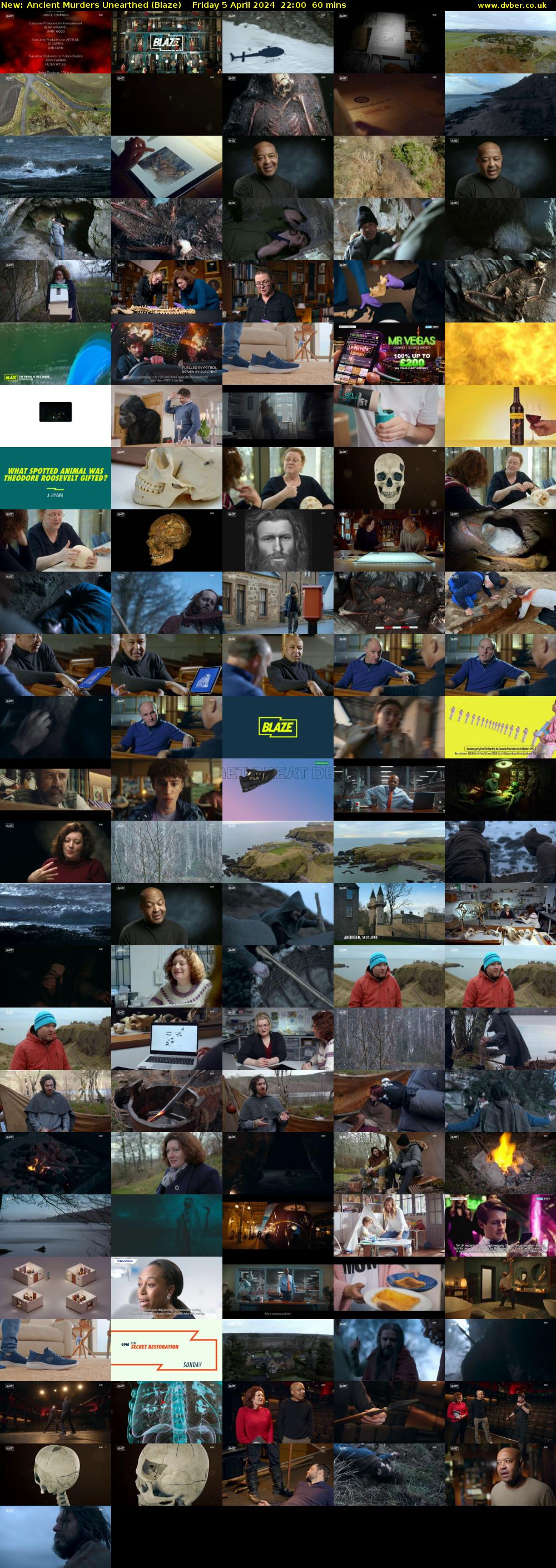 Ancient Murders Unearthed (Blaze) Friday 5 April 2024 22:00 - 23:00