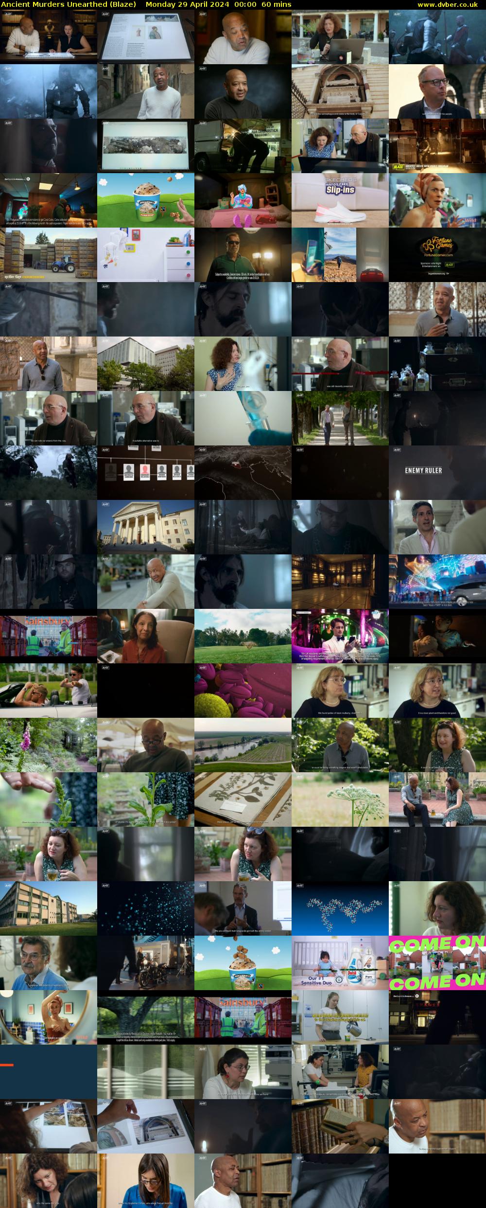 Ancient Murders Unearthed (Blaze) Monday 29 April 2024 00:00 - 01:00
