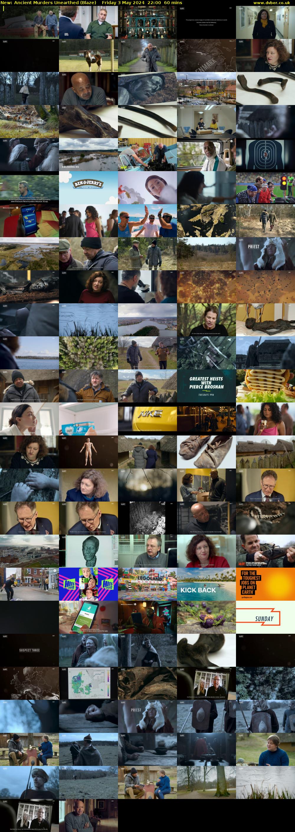 Ancient Murders Unearthed (Blaze) Friday 3 May 2024 22:00 - 23:00