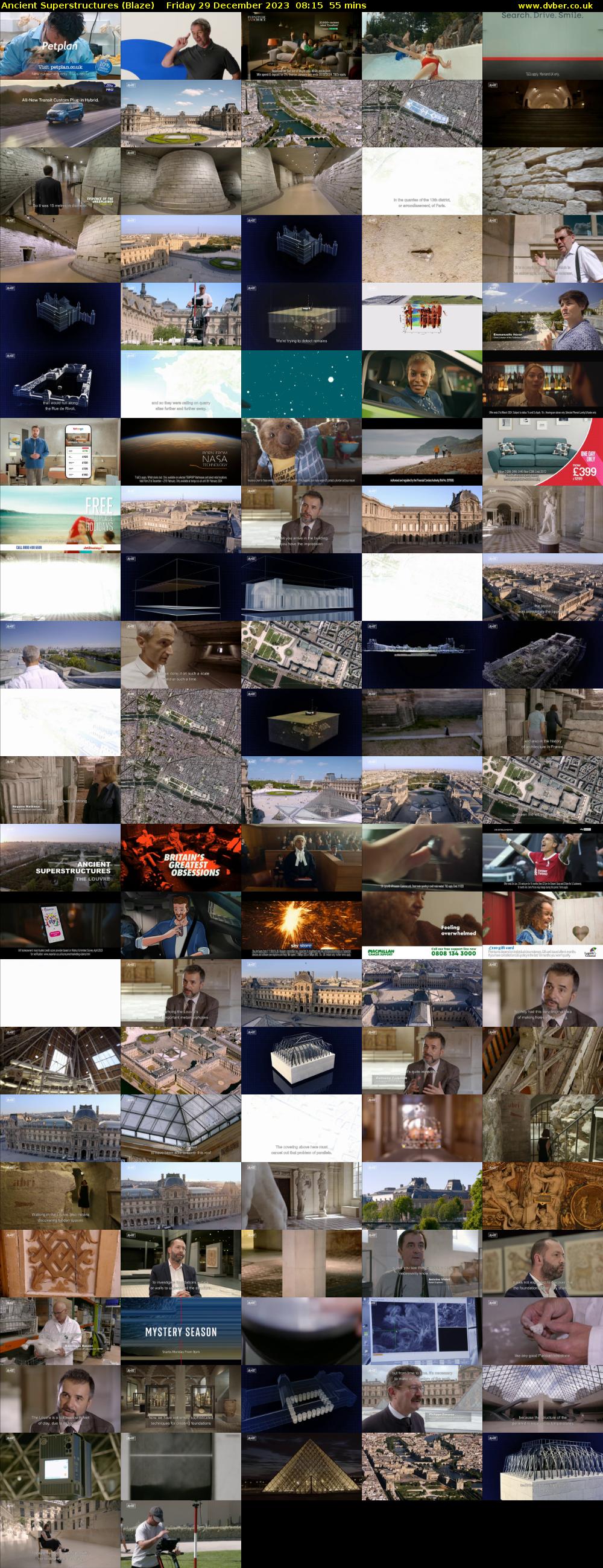 Ancient Superstructures (Blaze) Friday 29 December 2023 08:15 - 09:10
