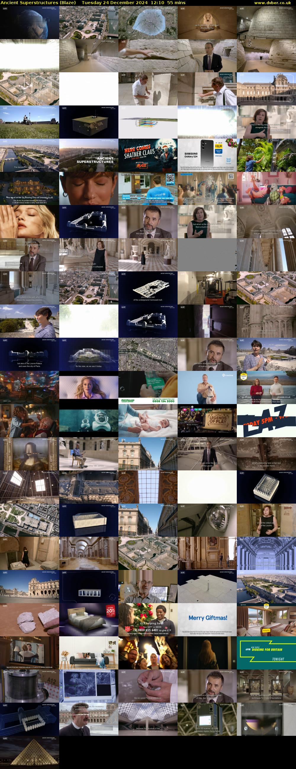 Ancient Superstructures (Blaze) Tuesday 24 December 2024 12:10 - 13:05
