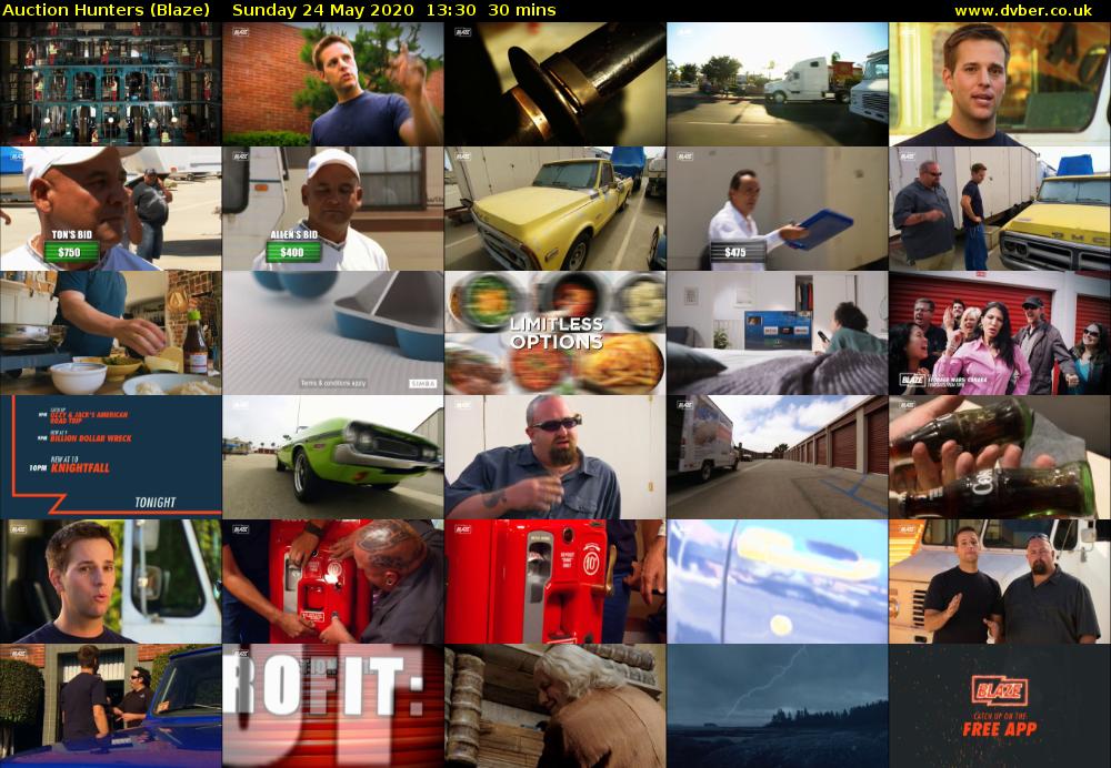Auction Hunters (Blaze) Sunday 24 May 2020 13:30 - 14:00