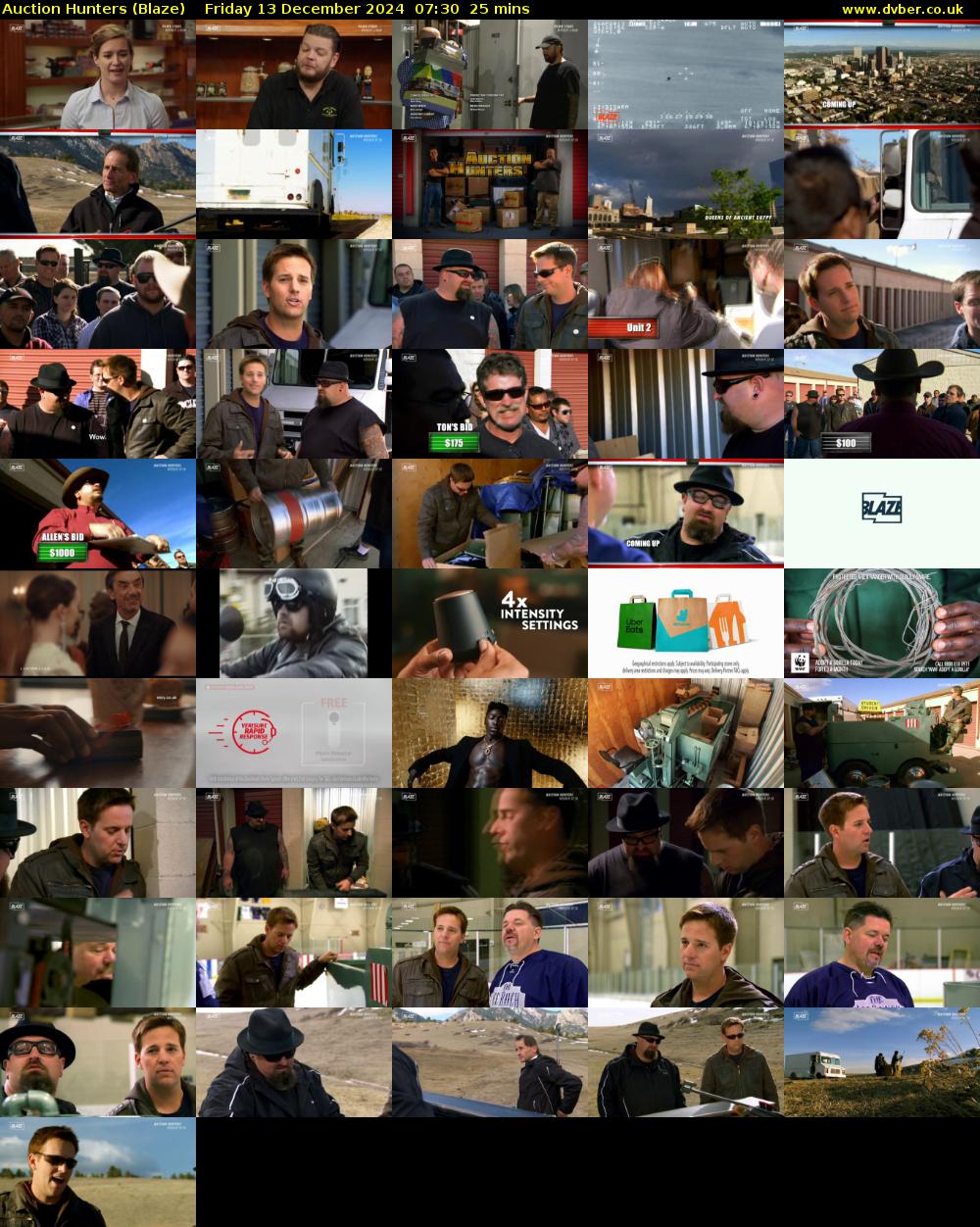 Auction Hunters (Blaze) Friday 13 December 2024 07:30 - 07:55
