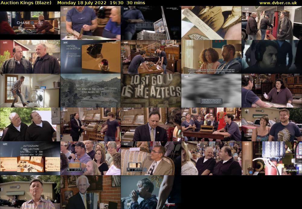 Auction Kings (Blaze) Monday 18 July 2022 19:30 - 20:00